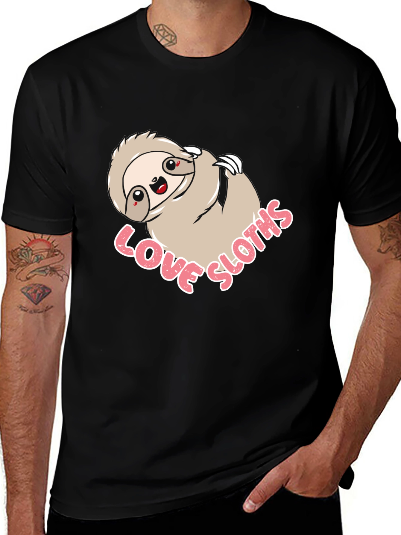 Variant 5 of Love Sloths T-Shirt - Funny Sloth Graphic Tee