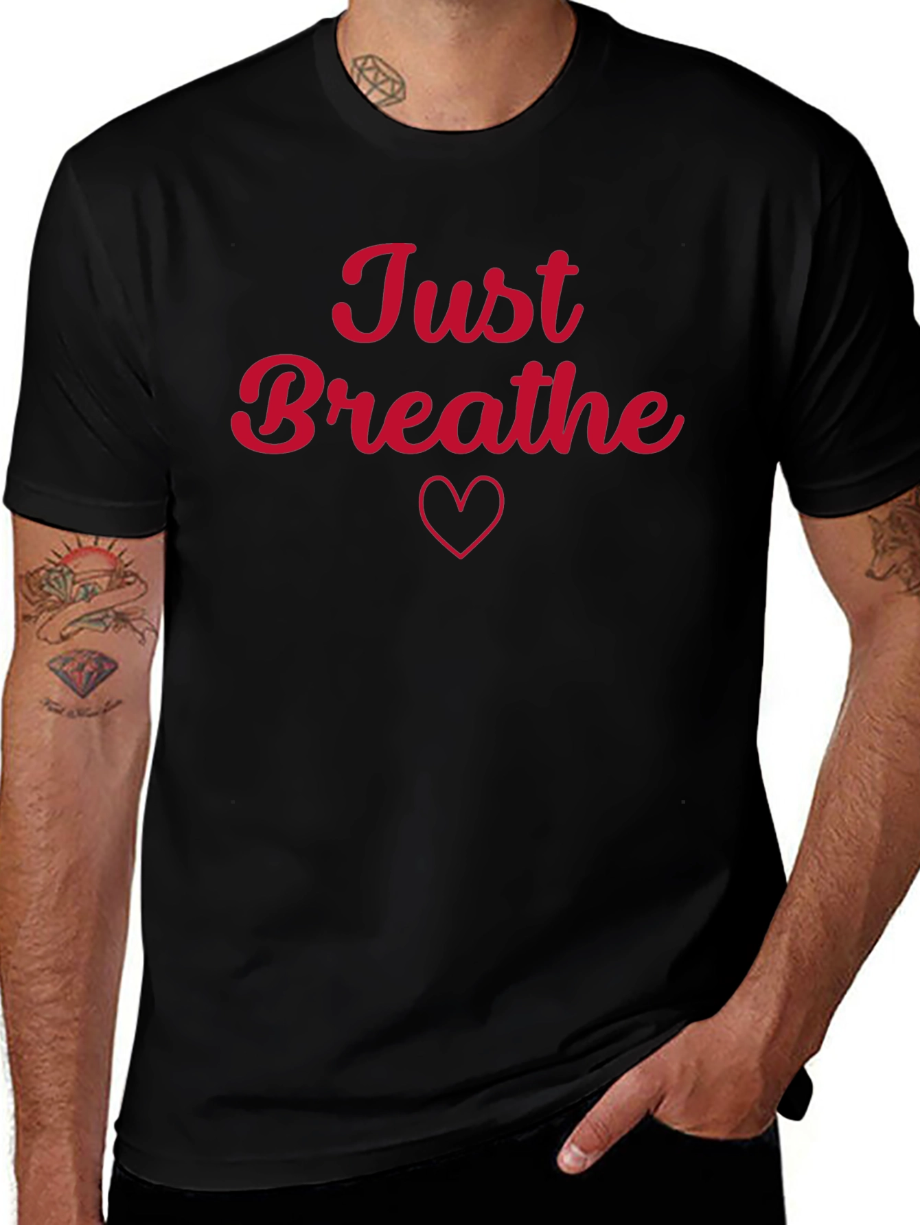 Variant 26 of Just Breathe Black T-Shirt