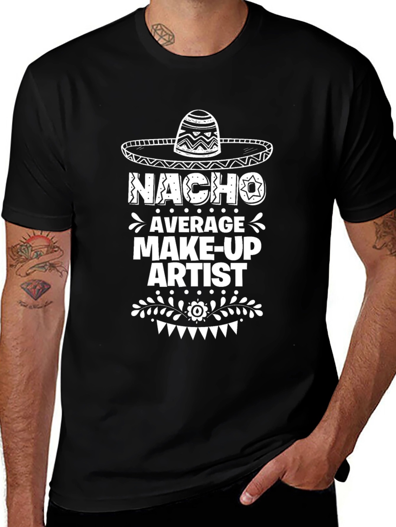 Variant 18 of Nacho Average Makeup Artist T-Shirt - Funny Tee