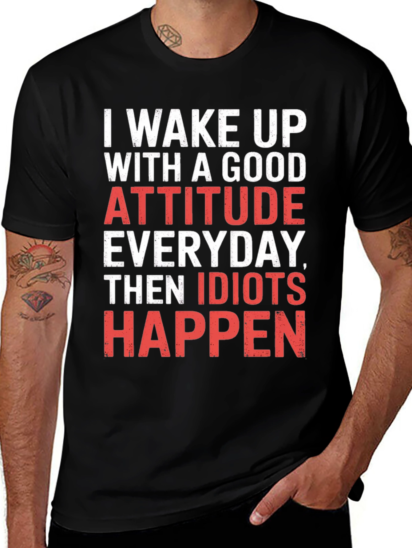 Variant 11 of Funny Attitude T-Shirt