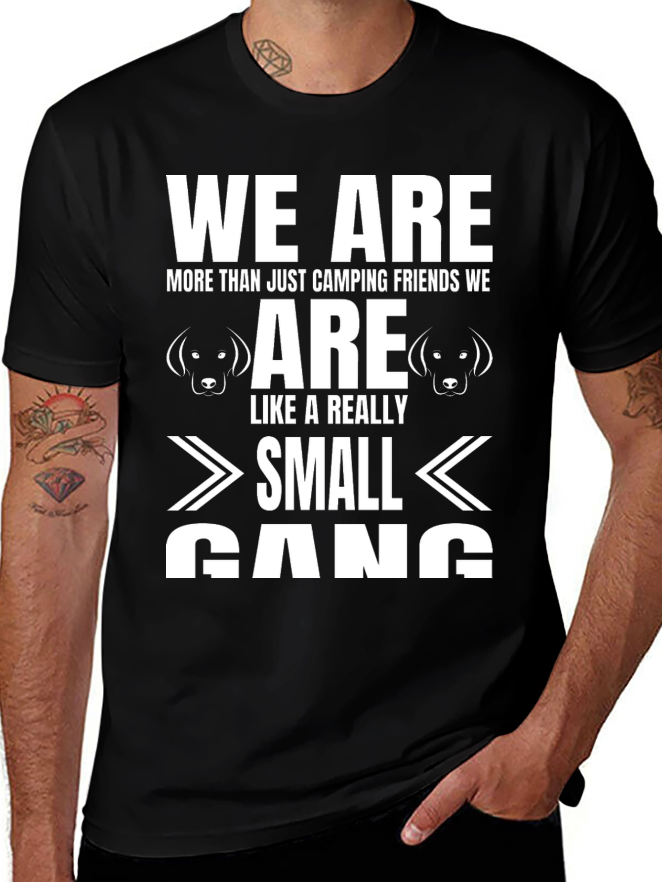 Variant 5 of Camping Friends Small Gang Graphic Tee