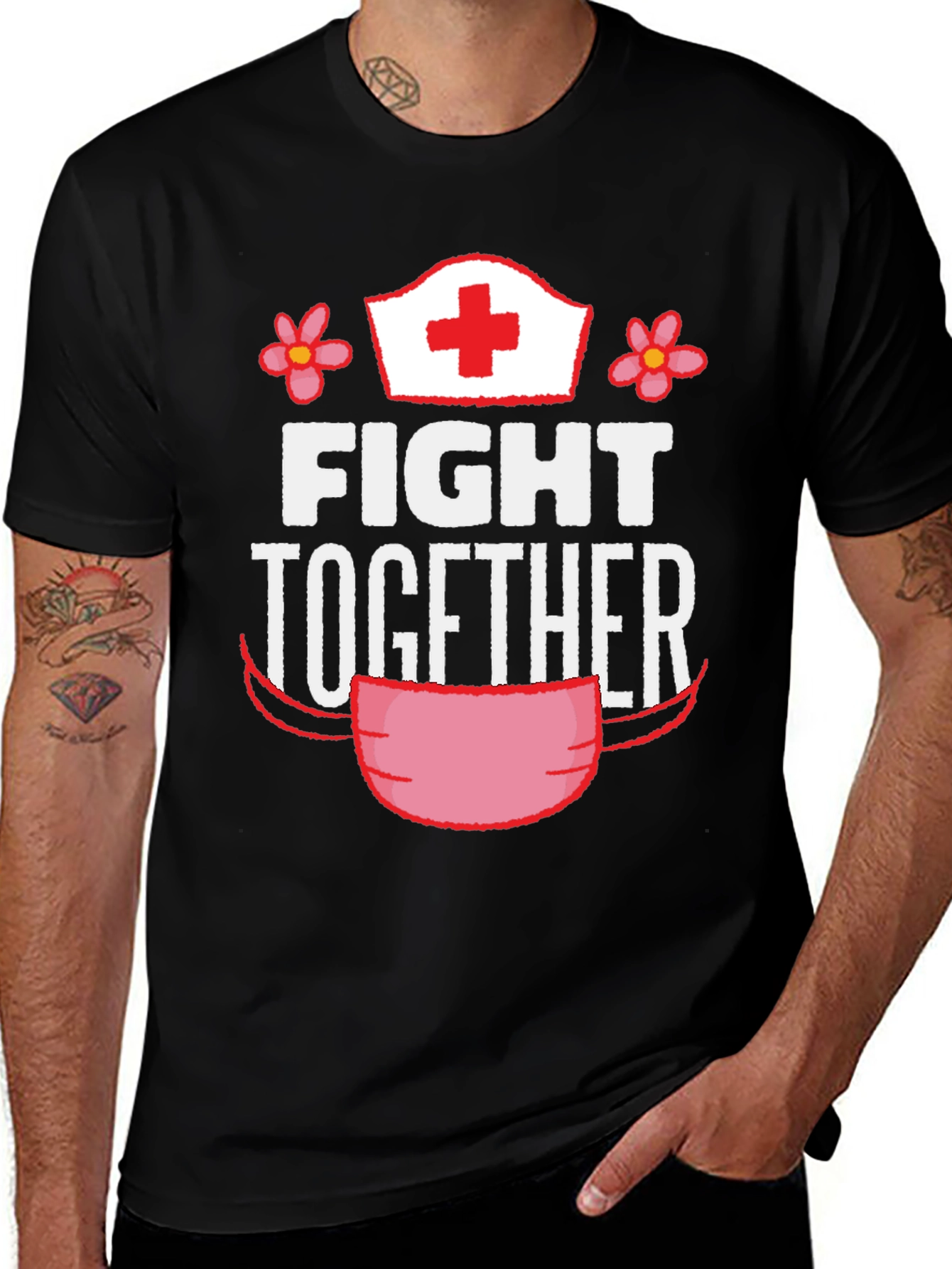 Variant 7 of Fight Together Nurse T-Shirt