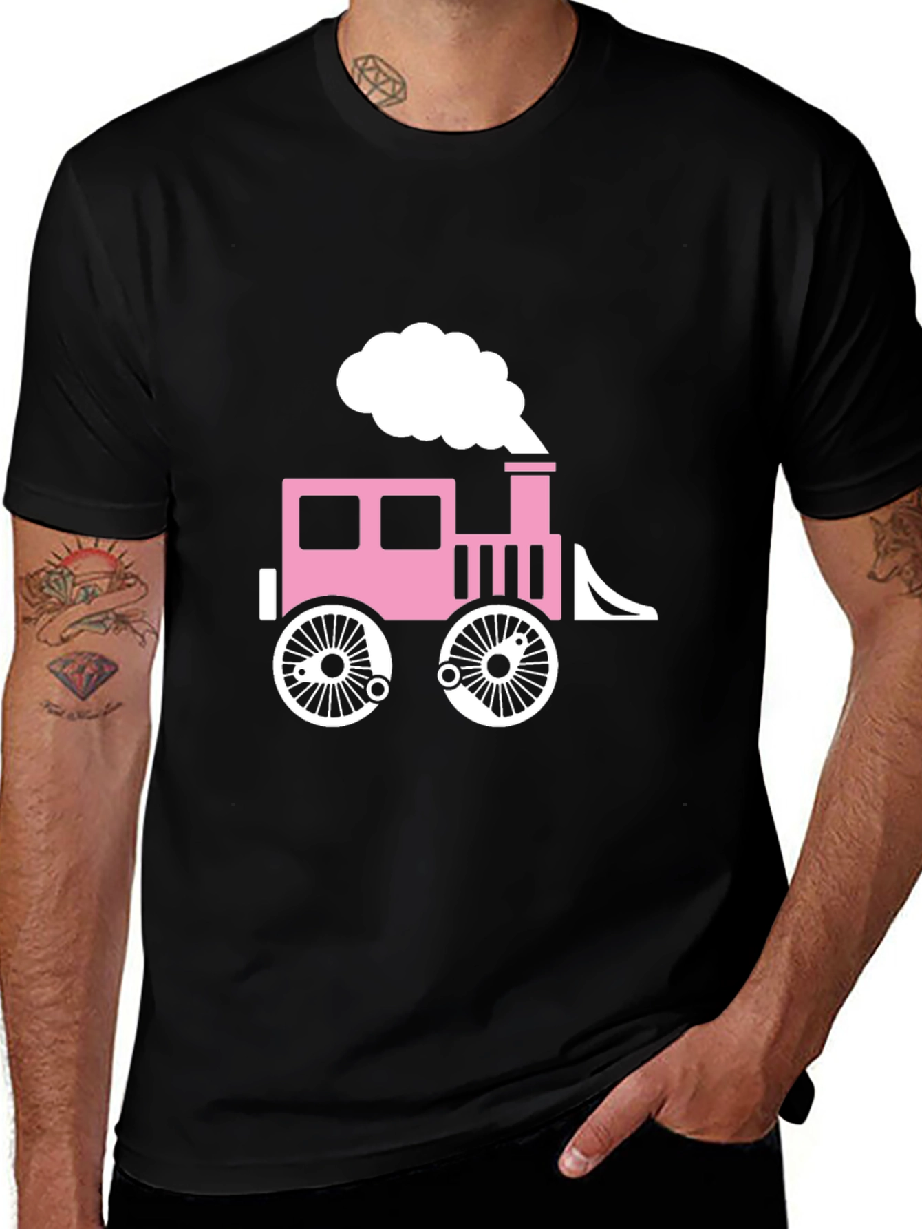 Variant 13 of Cute Train Graphic T-Shirt