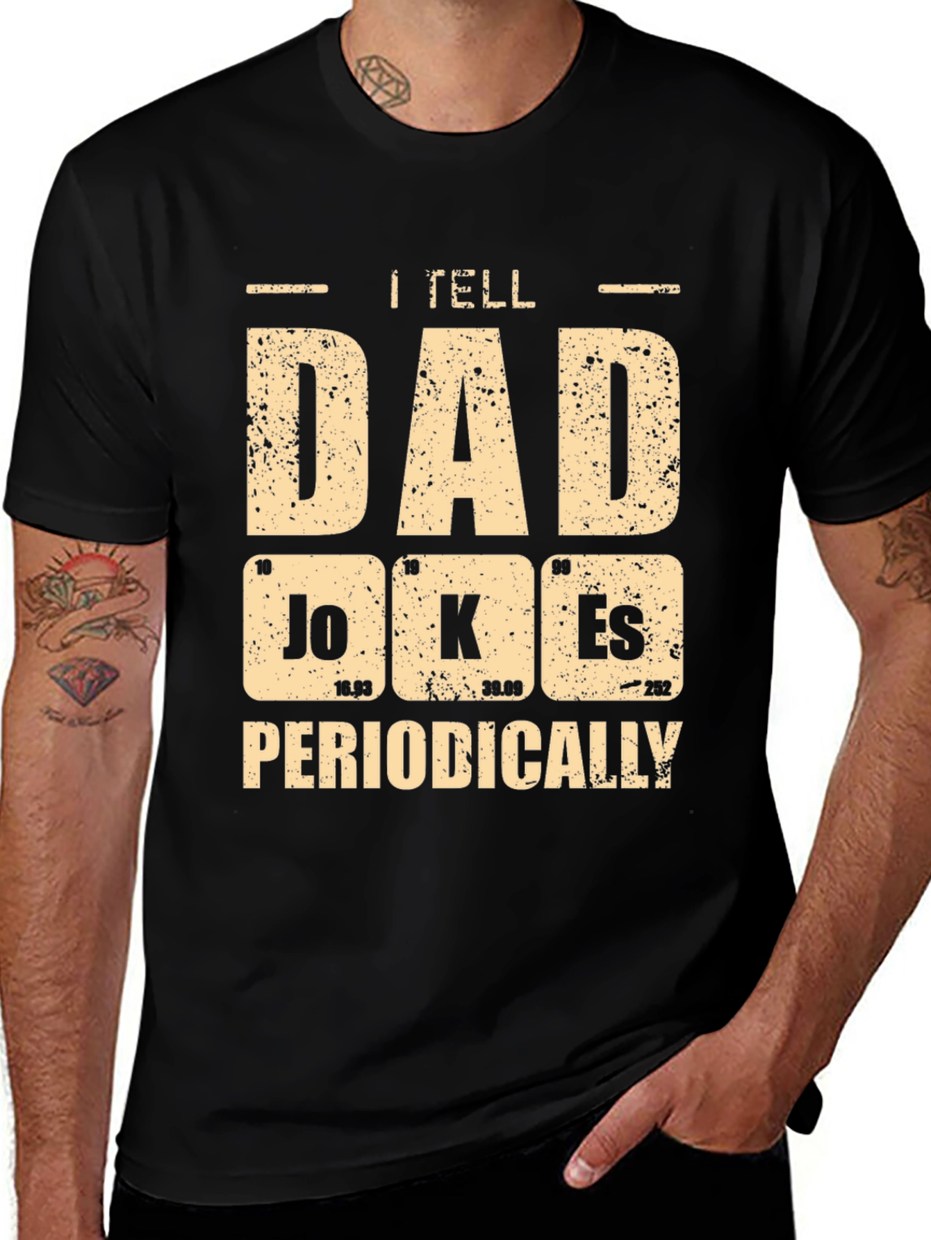 Variant 4 of Dad Jokes Periodically T-Shirt
