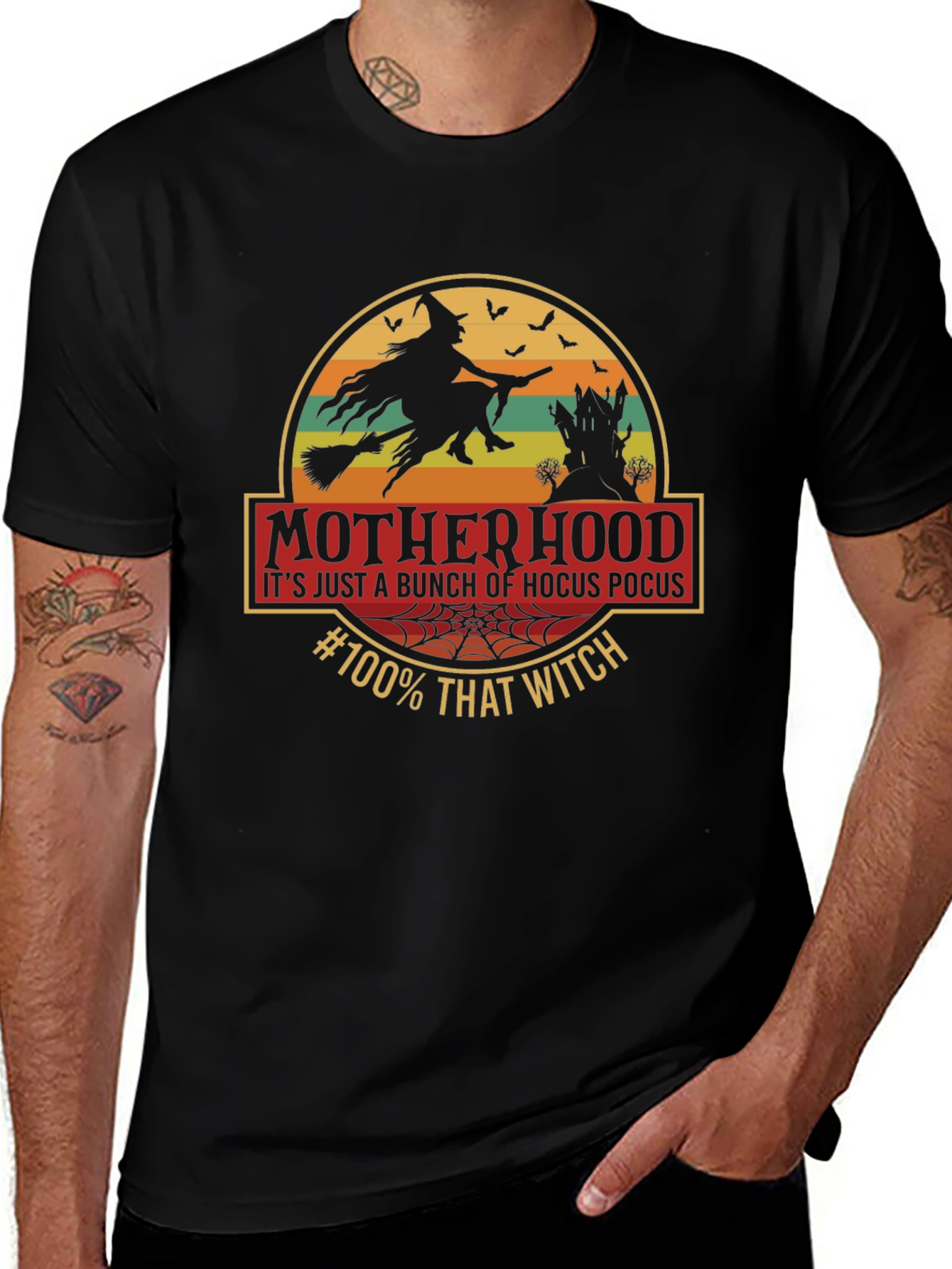 Variant 22 of Motherhood Witch Graphic Tee