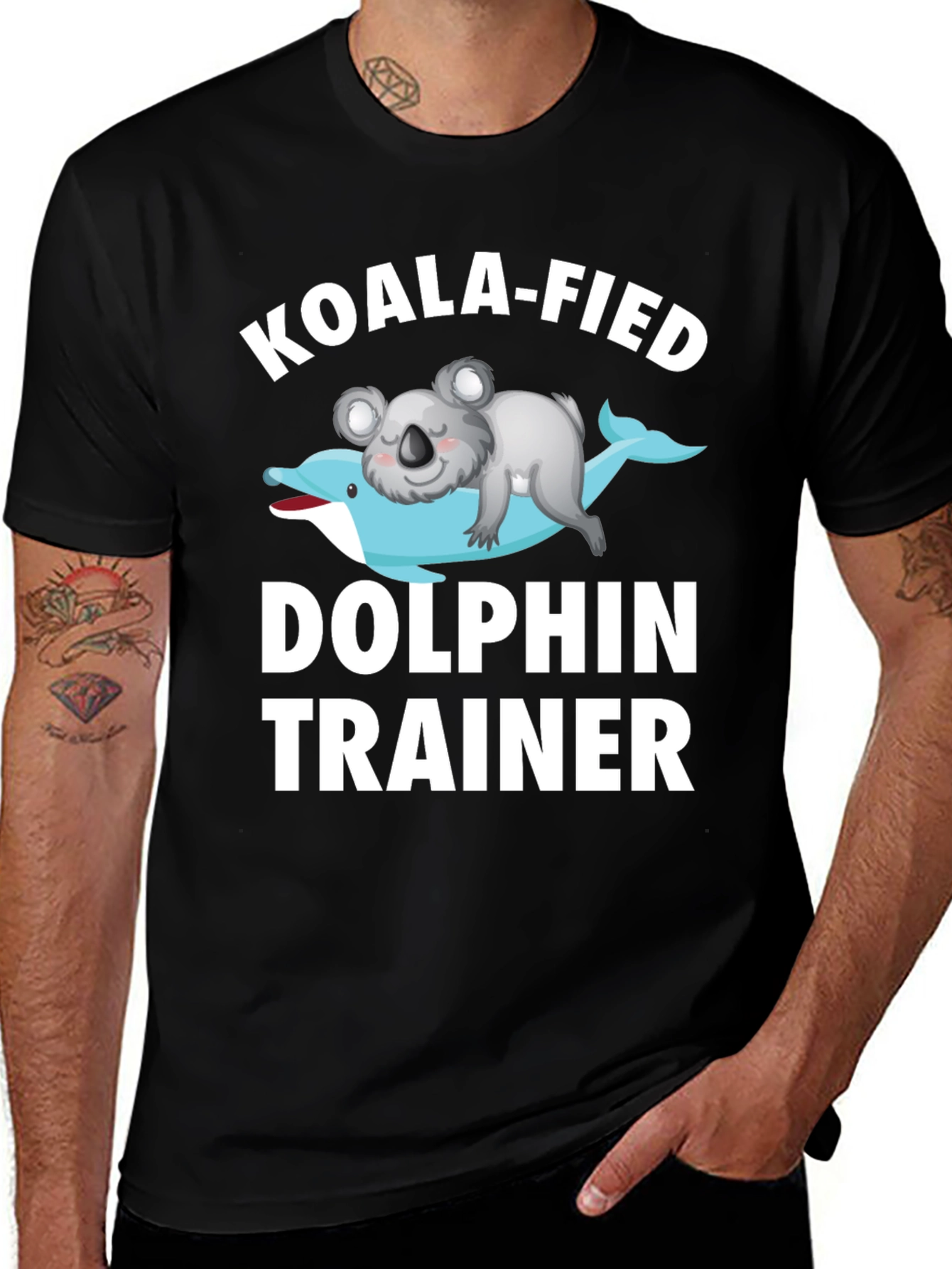 Koala-fied Dolphin Trainer Graphic Tee