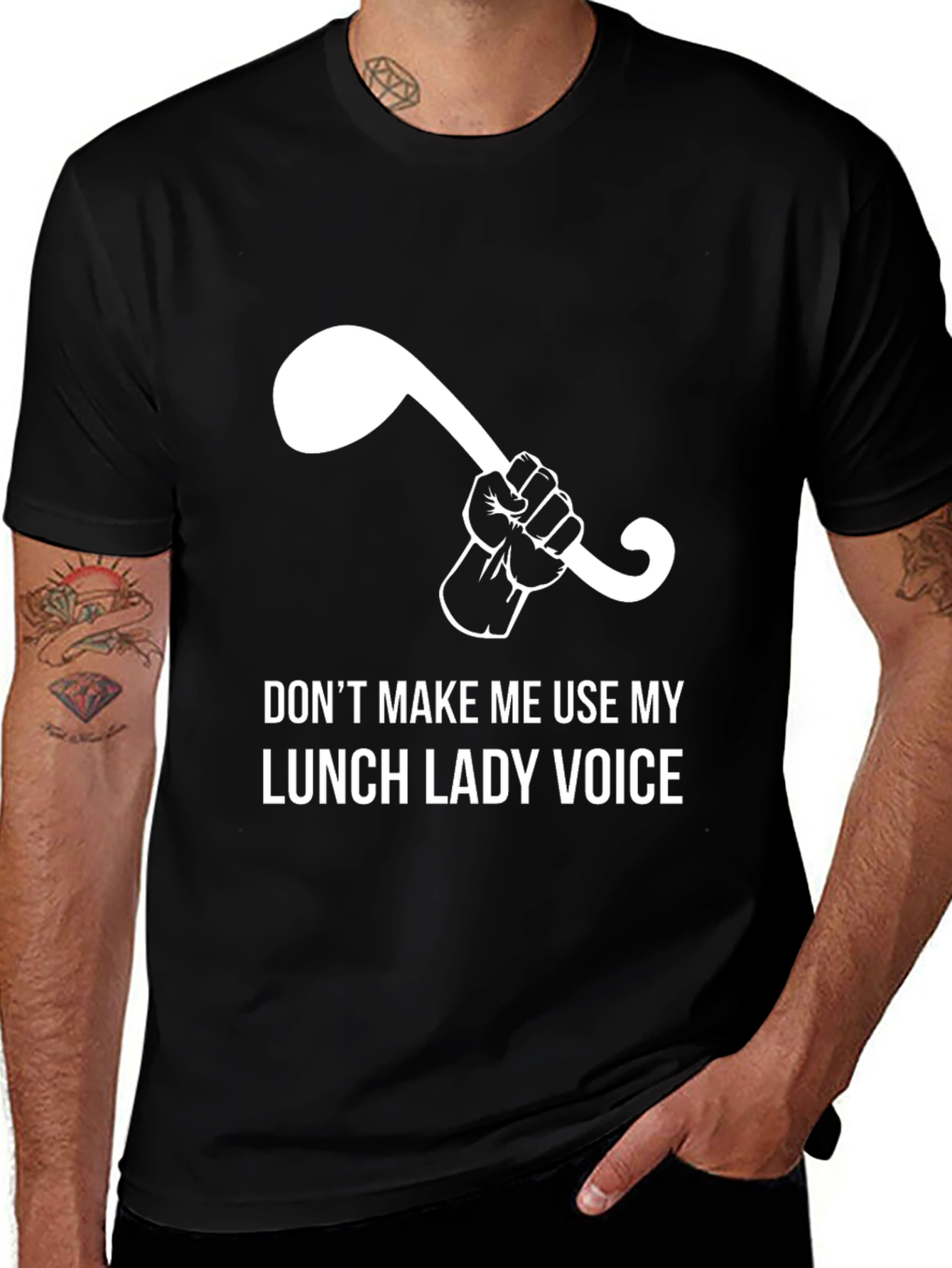 Variant 21 of Lunch Lady Voice T-Shirt - Funny Kitchen Humor