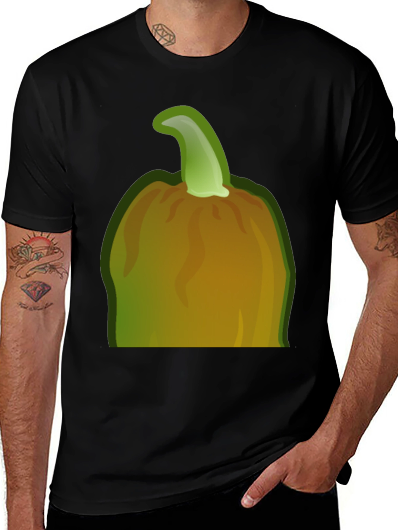 Variant 17 of Pumpkin Graphic Tee - Halloween Ready!
