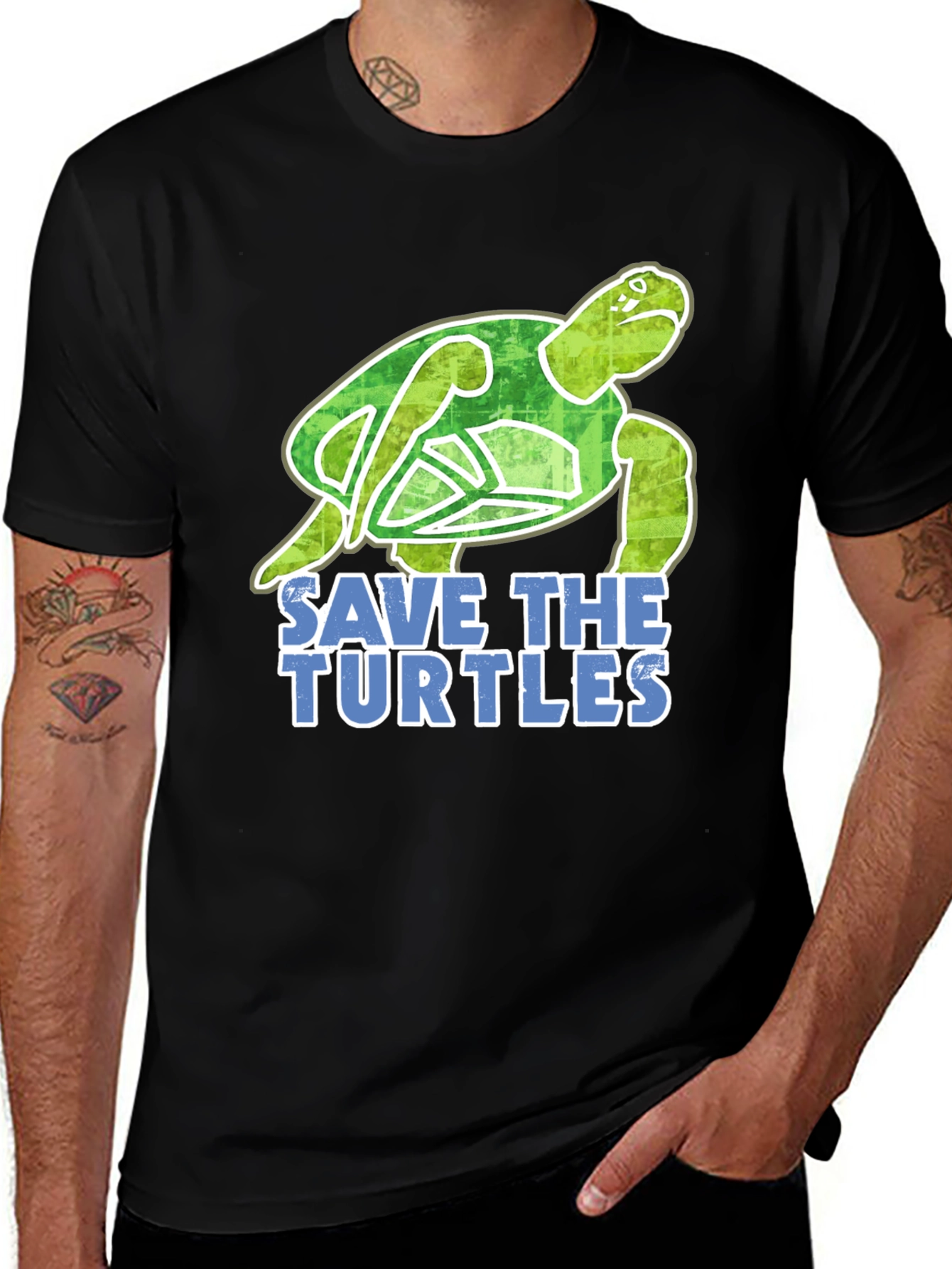 Variant 19 of Save the Turtles Graphic Tee