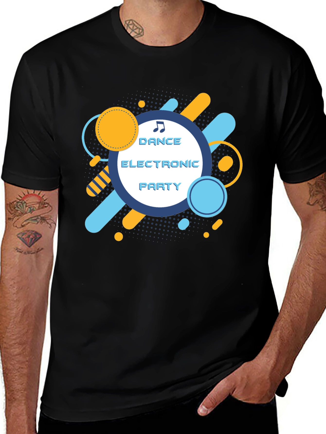 Variant 26 of Dance Electronic Party Graphic T-Shirt