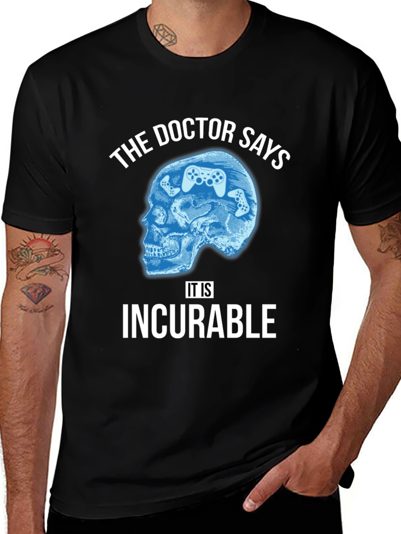 Variant 5 of Gamer's Incurable Addiction T-Shirt