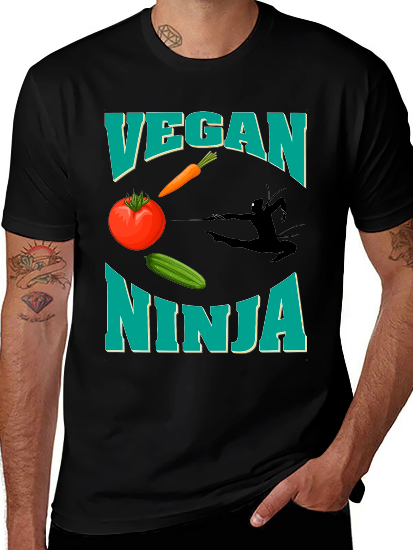 Variant 20 of Vegan Ninja T-Shirt