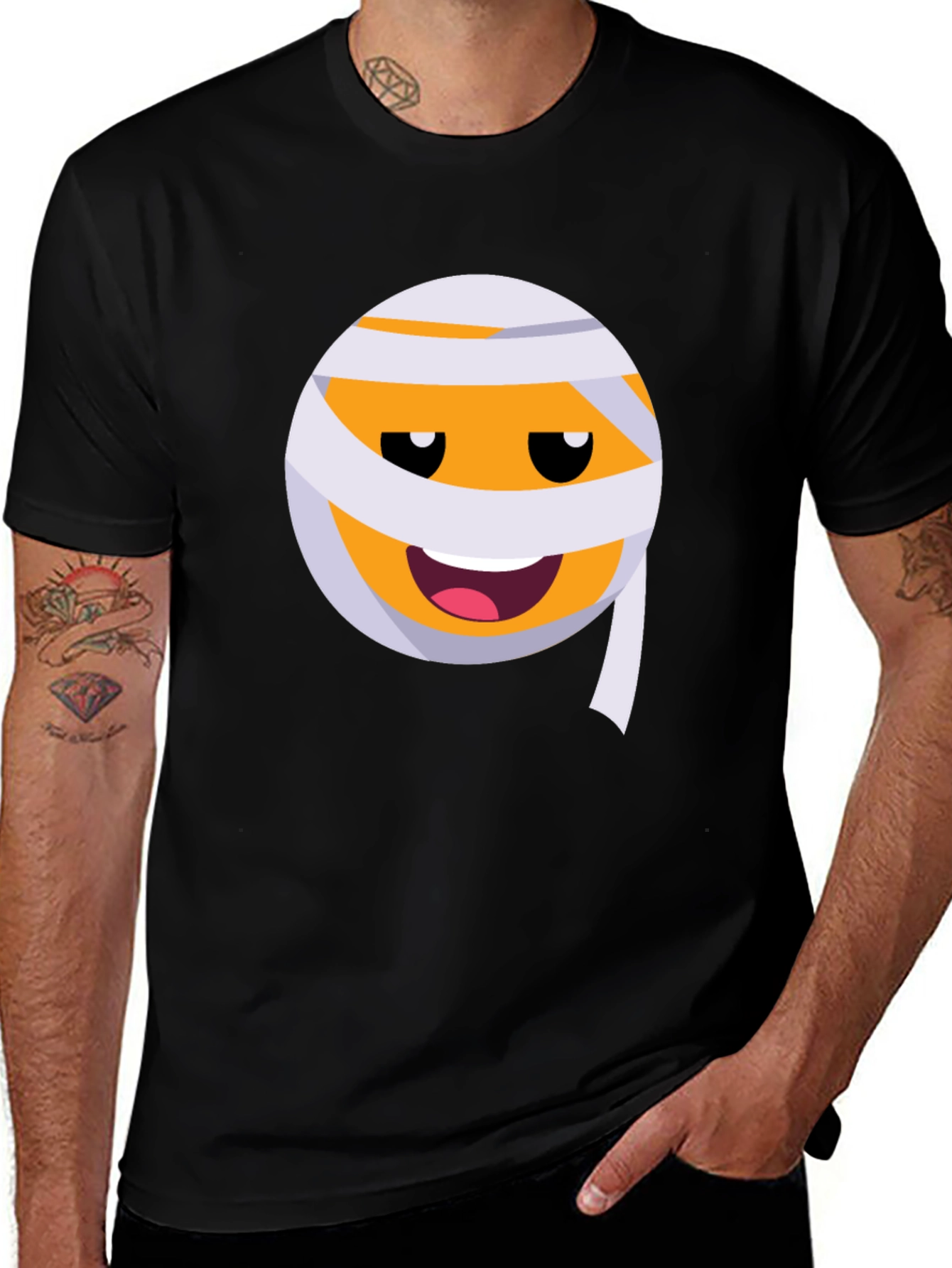 Variant 9 of Funny Mummy Emoji Graphic T-Shirt