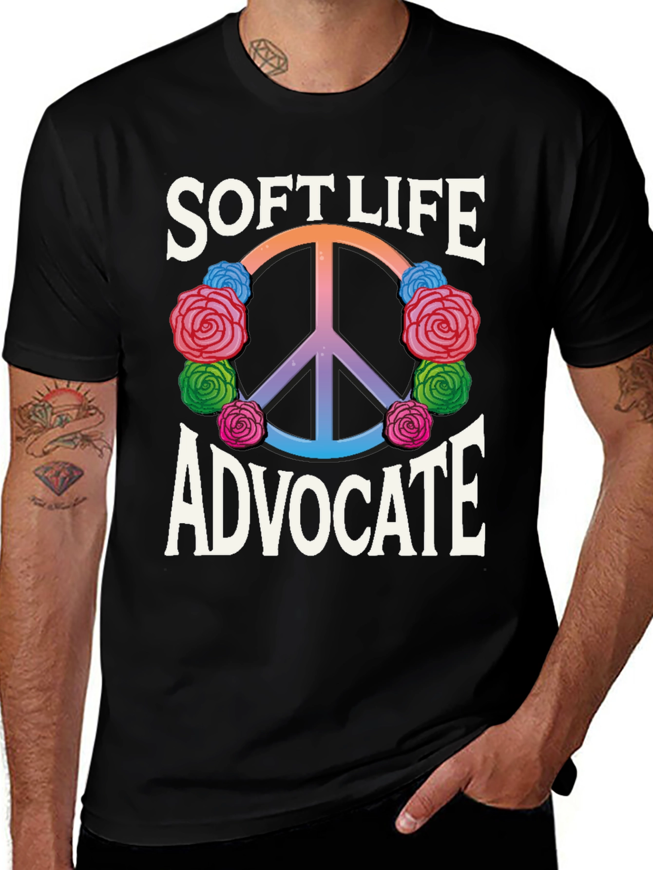 Variant 26 of Soft Life Advocate Graphic Tee