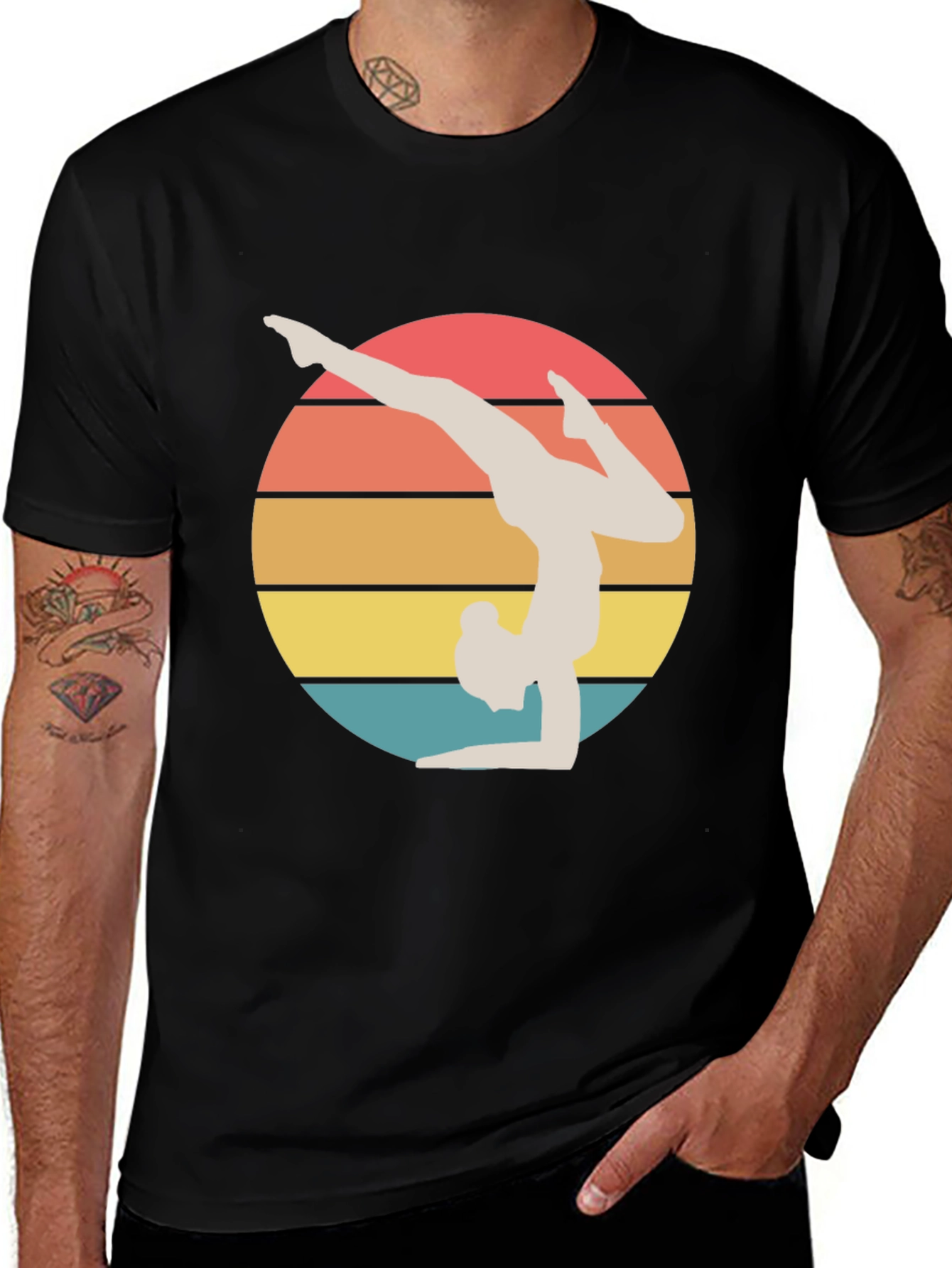 Variant 18 of Retro Gymnastics T-Shirt - Vintage Style Design