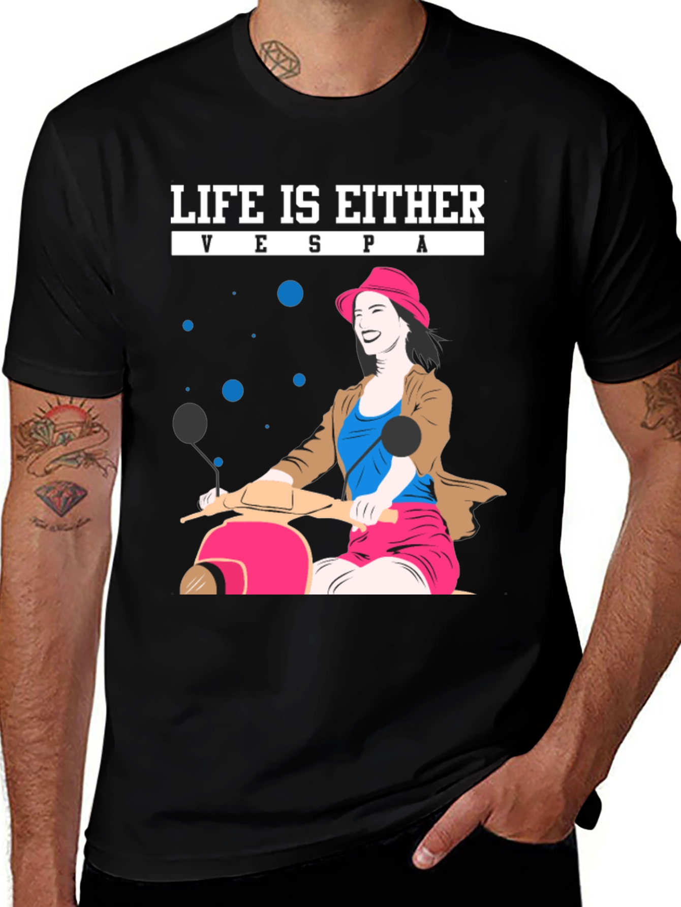 Life Is Either Vespa T-Shirt