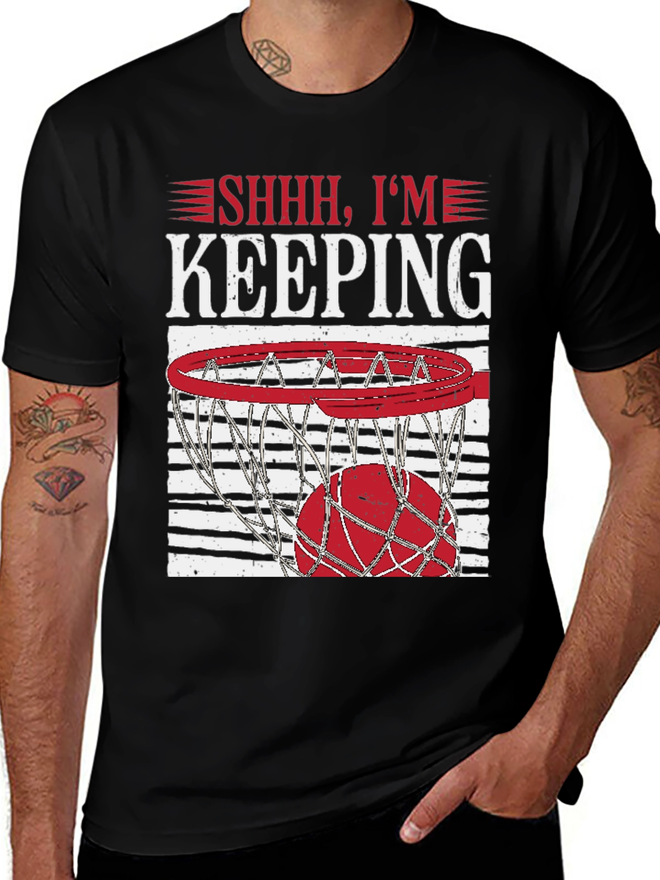 Basketball Keeper Graphic Tee