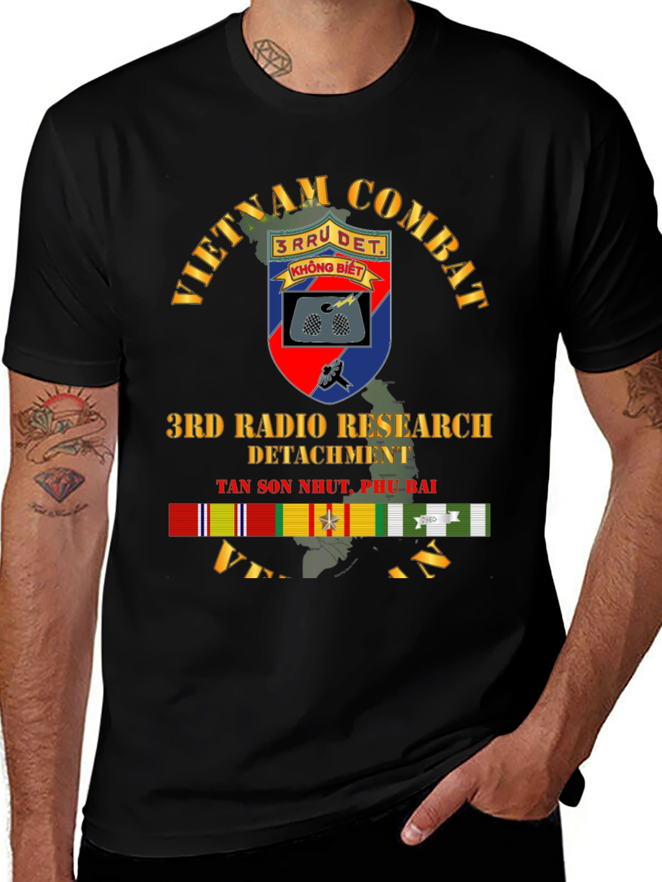 Vietnam Combat 3rd Radio Research Detachment T-Shirt