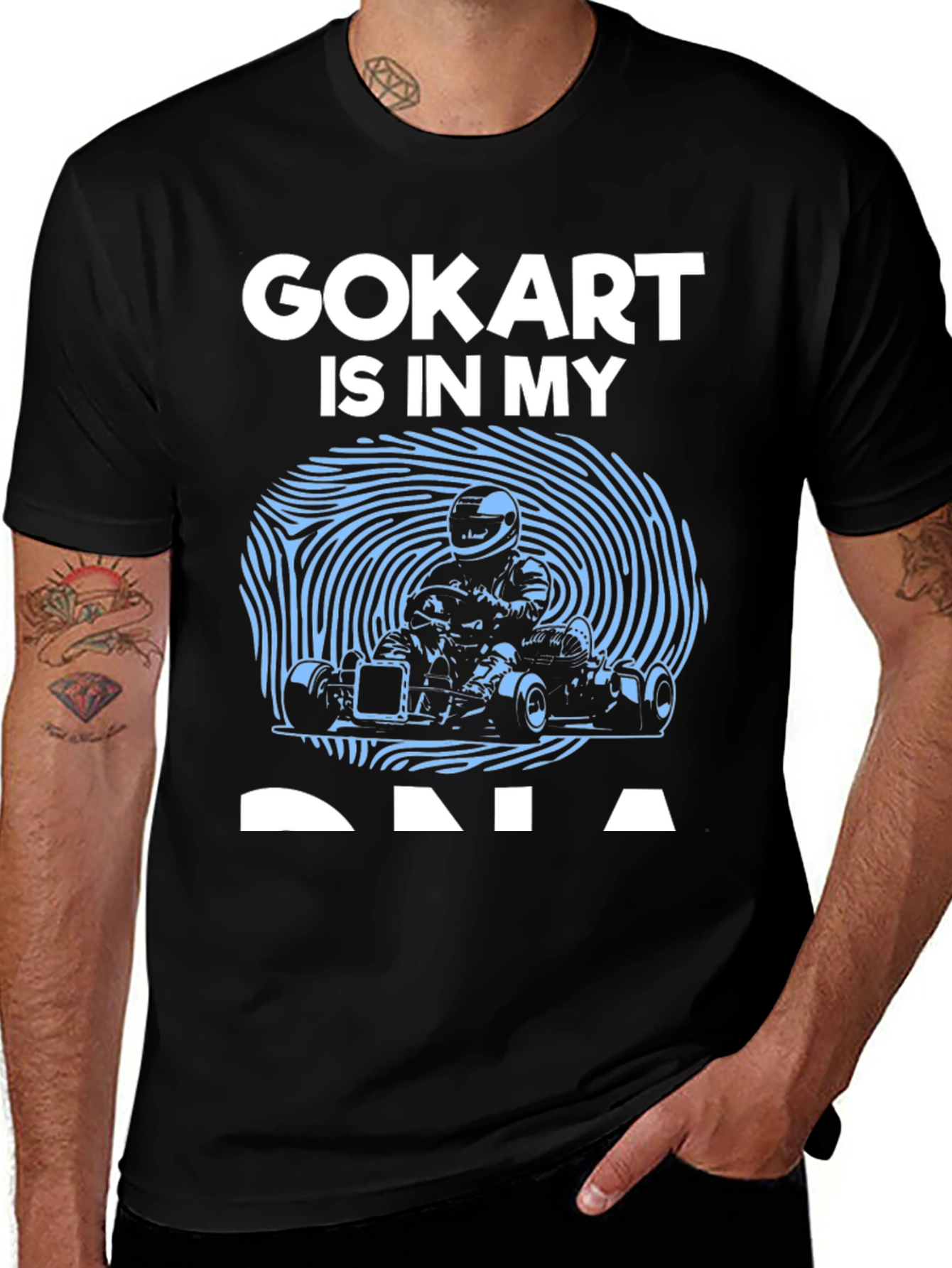 Variant 20 of Go-Kart DNA T-Shirt - Racing Fan Tee