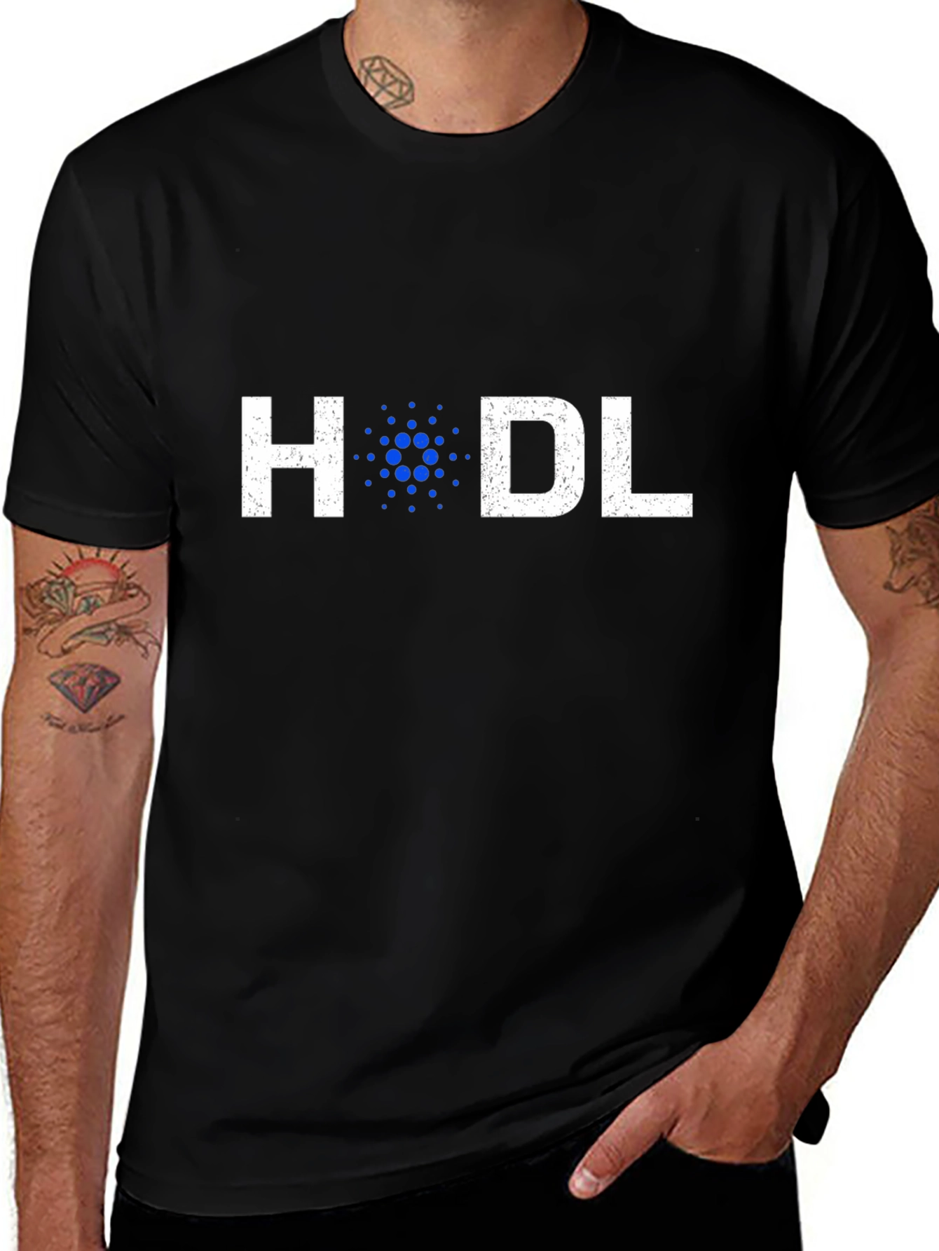 HODL Crypto T-Shirt - Cardano ADA Bitcoin