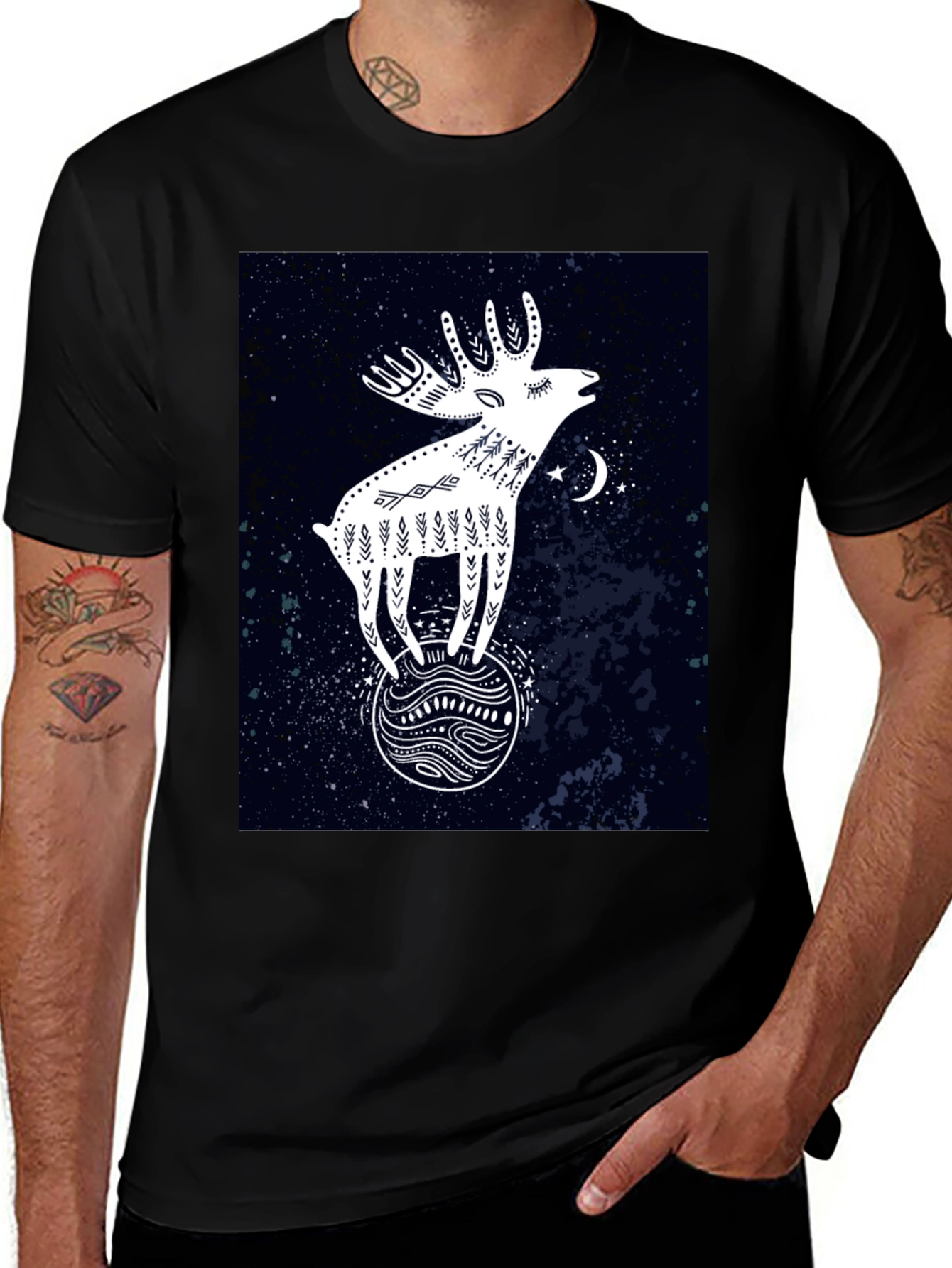 Variant 9 of Black Moose Graphic Tee