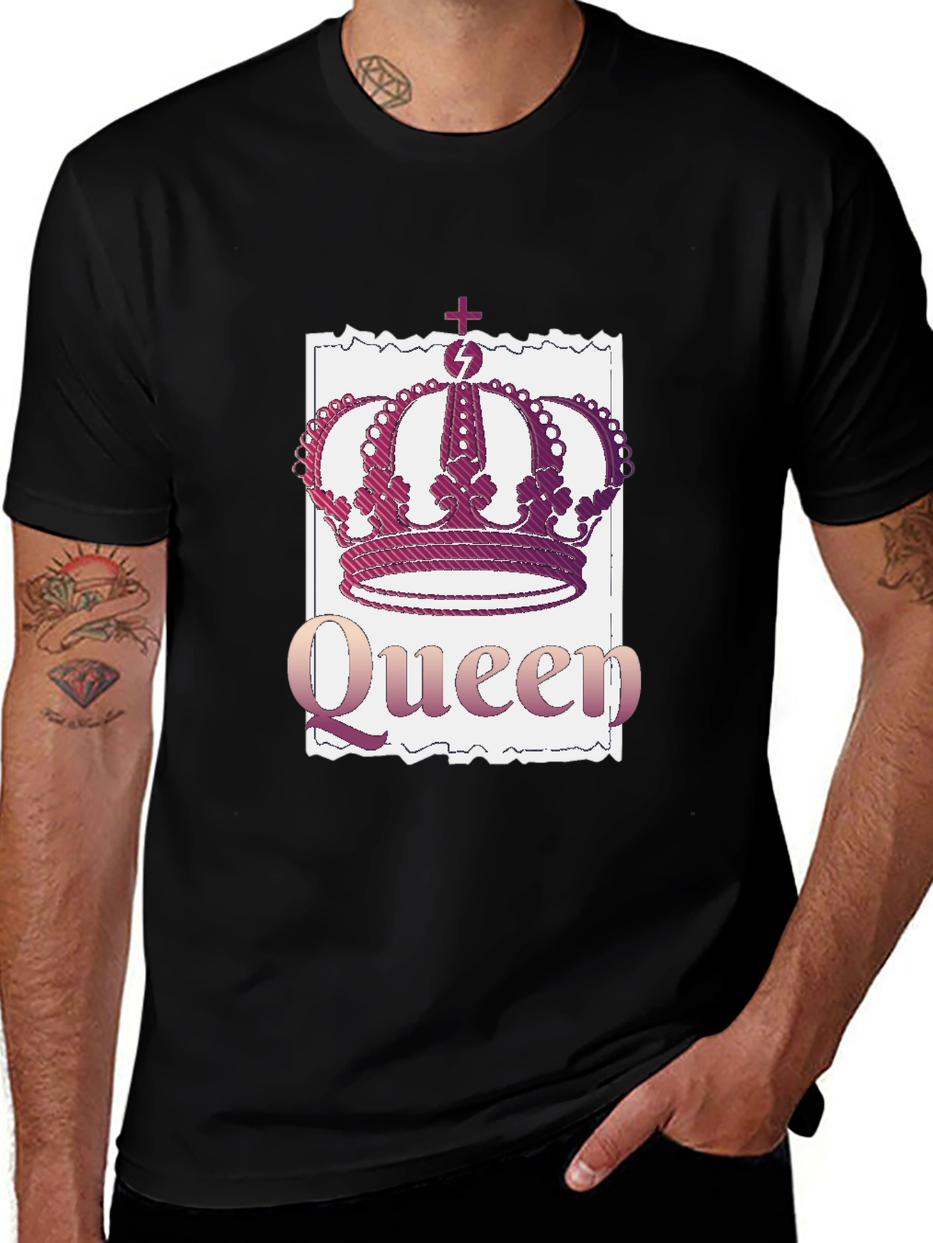 Variant 14 of Queen Crown Graphic Tee - Stylish and Trendy