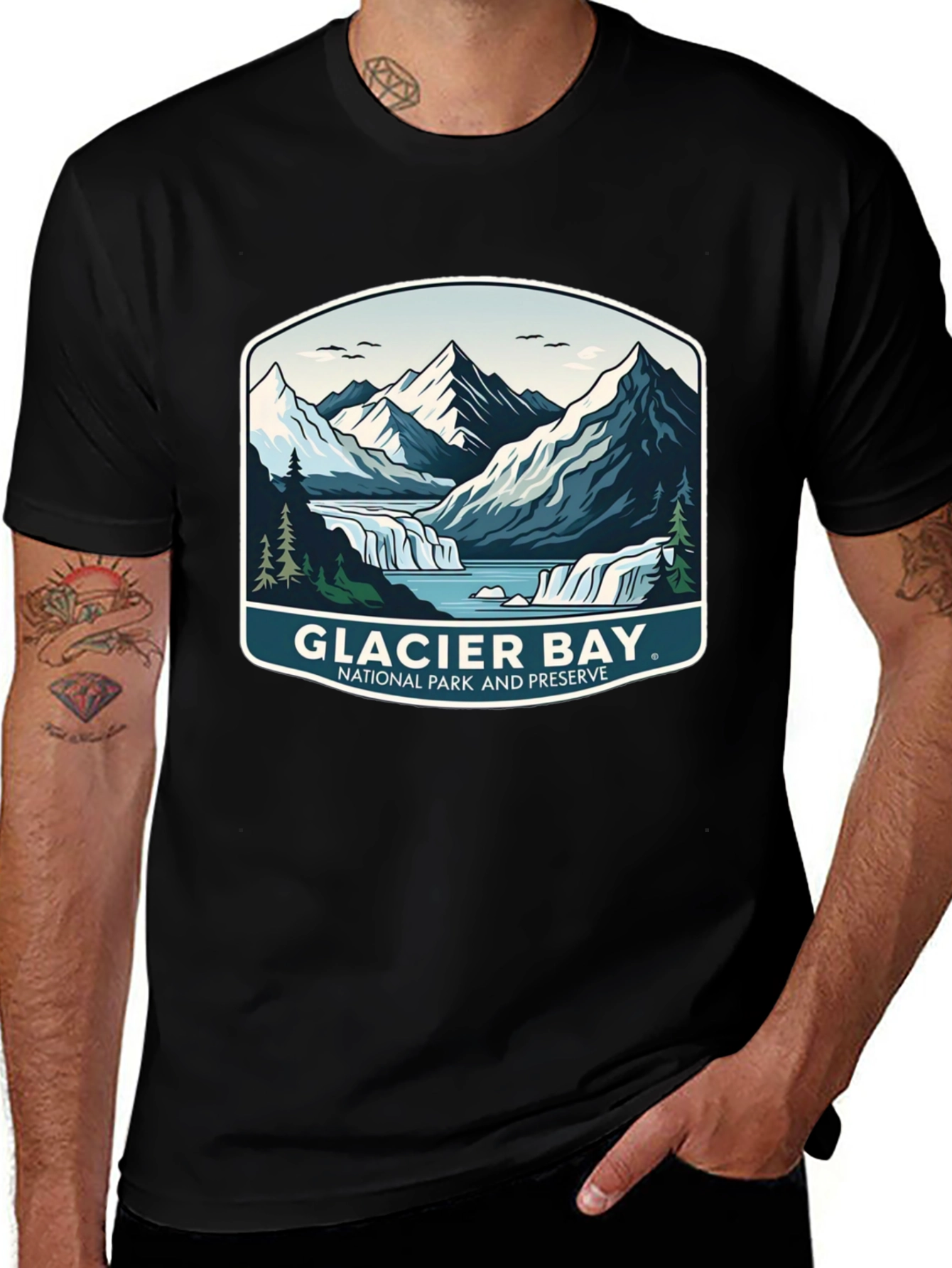 Variant 26 of Glacier Bay National Park T-Shirt
