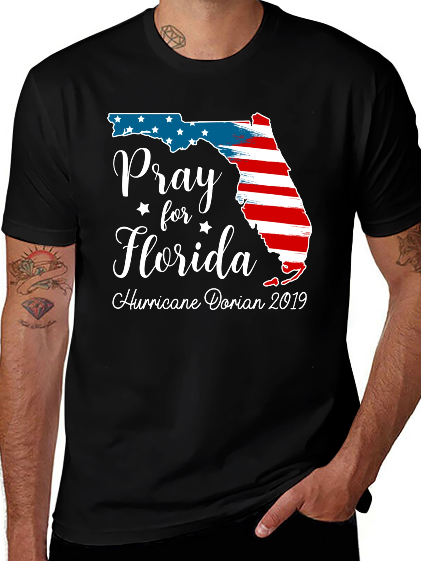 Pray for Florida Hurricane Dorian 2019 T-Shirt