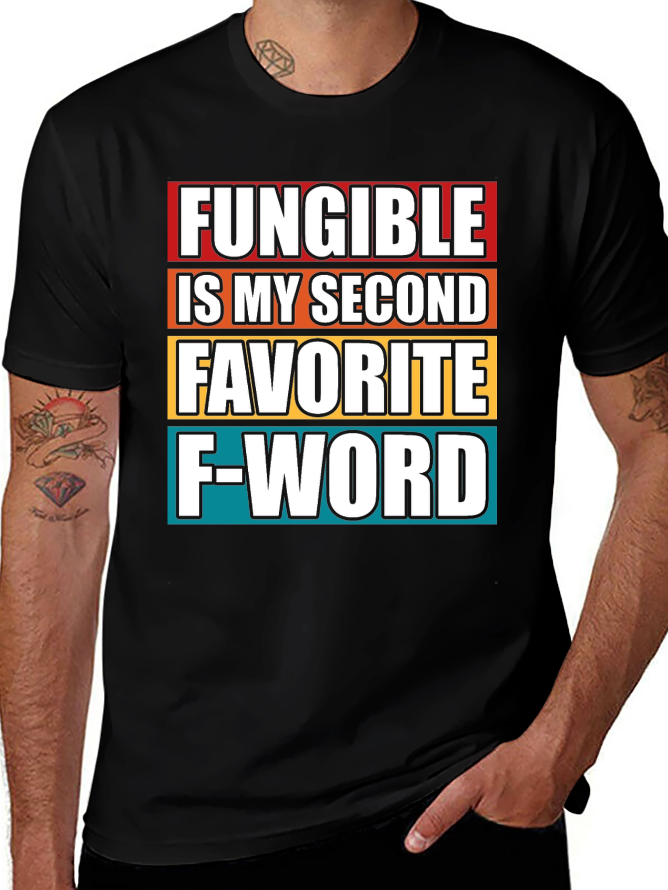 Variant 6 of Fungible Funny Humor T-Shirt