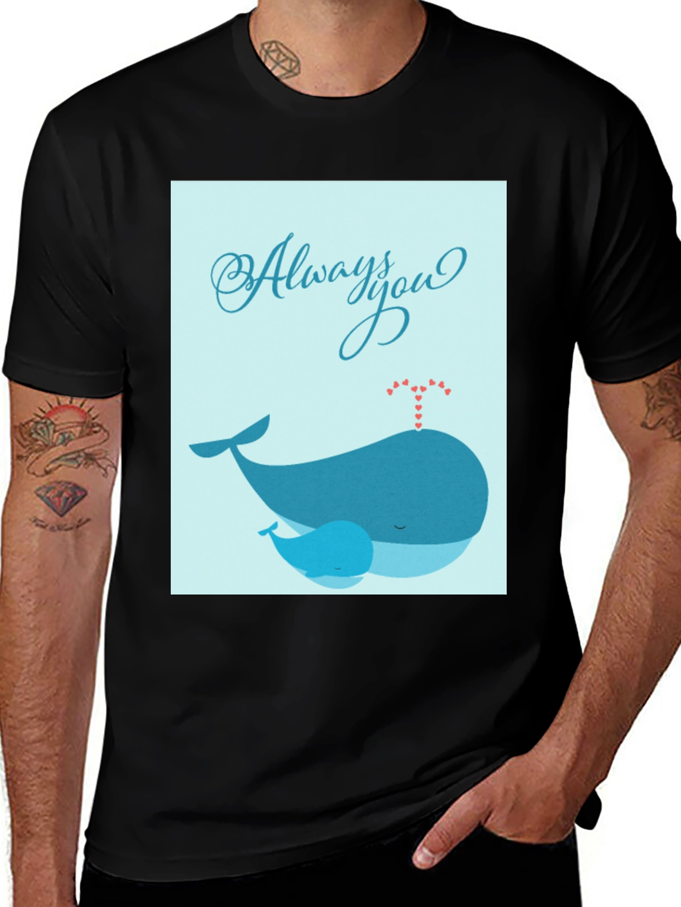 Variant 5 of Always You Whale Graphic Tee