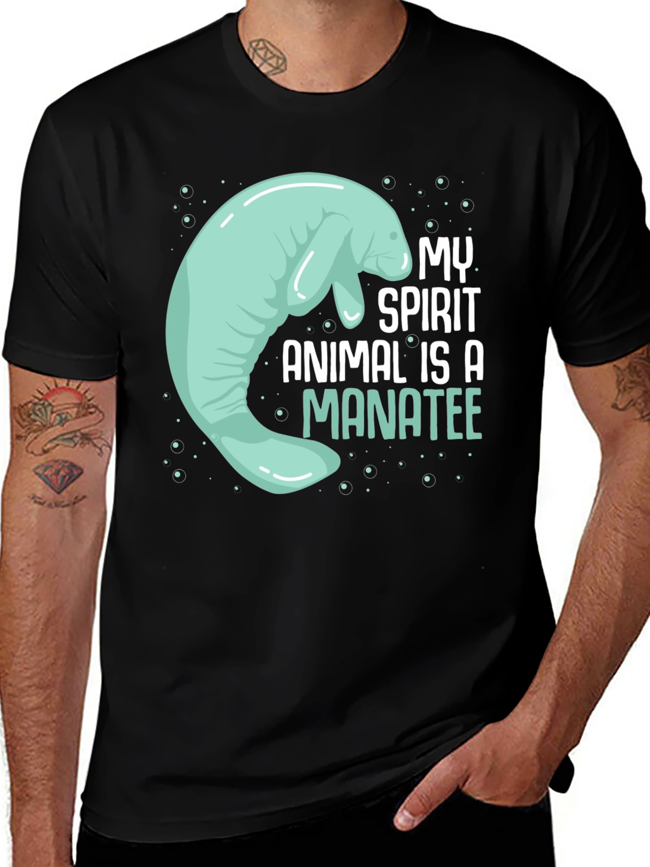 Variant 2 of My Spirit Animal is a Manatee T-Shirt