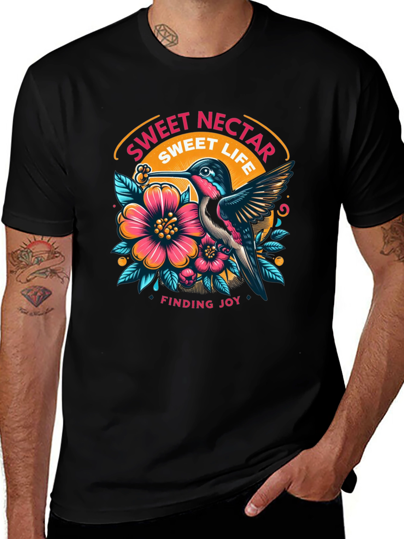 Variant 10 of Sweet Nectar Life Graphic Tee - Finding Joy
