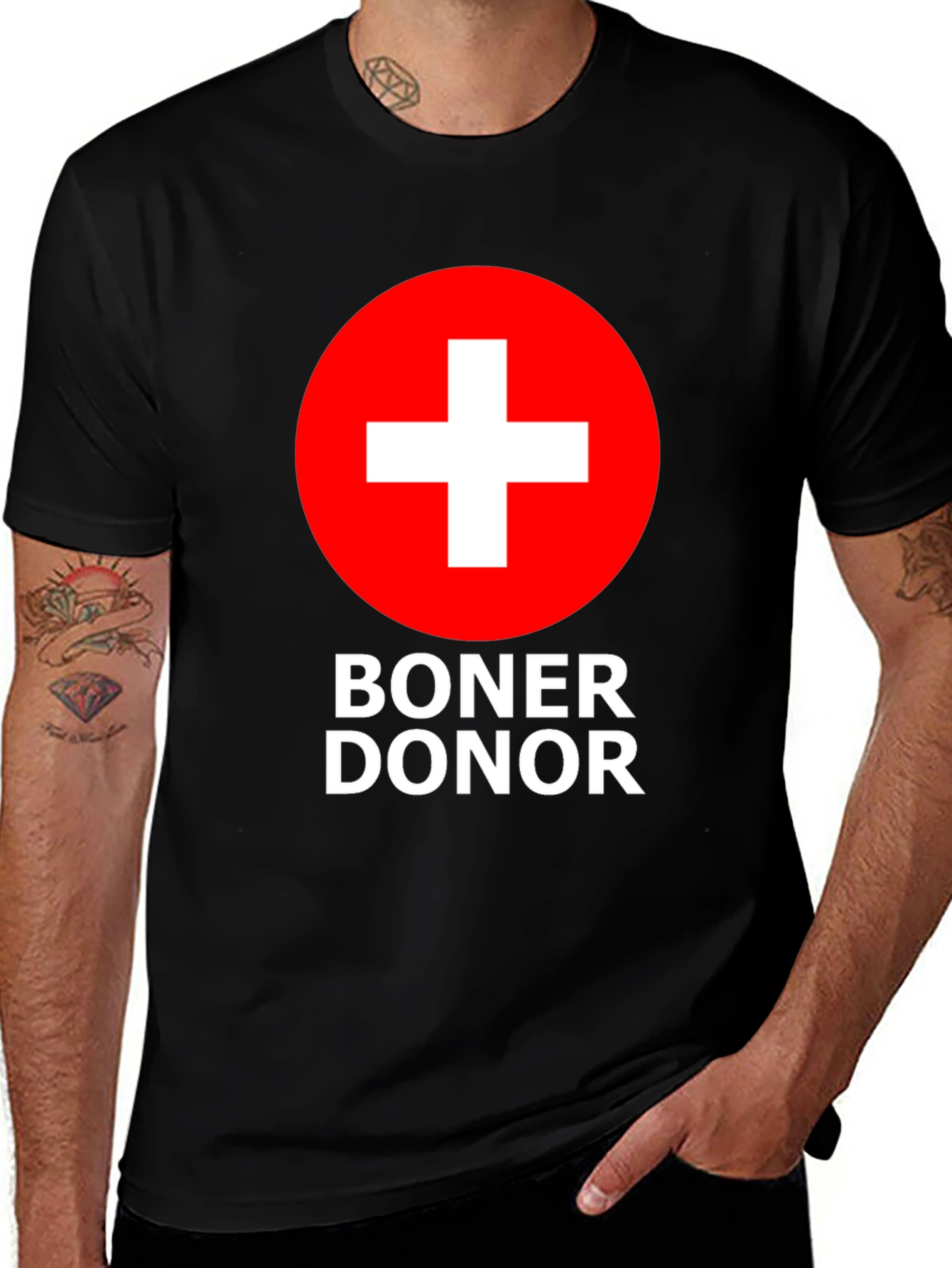 Variant 25 of Boner Donor Adult Humor T-Shirt