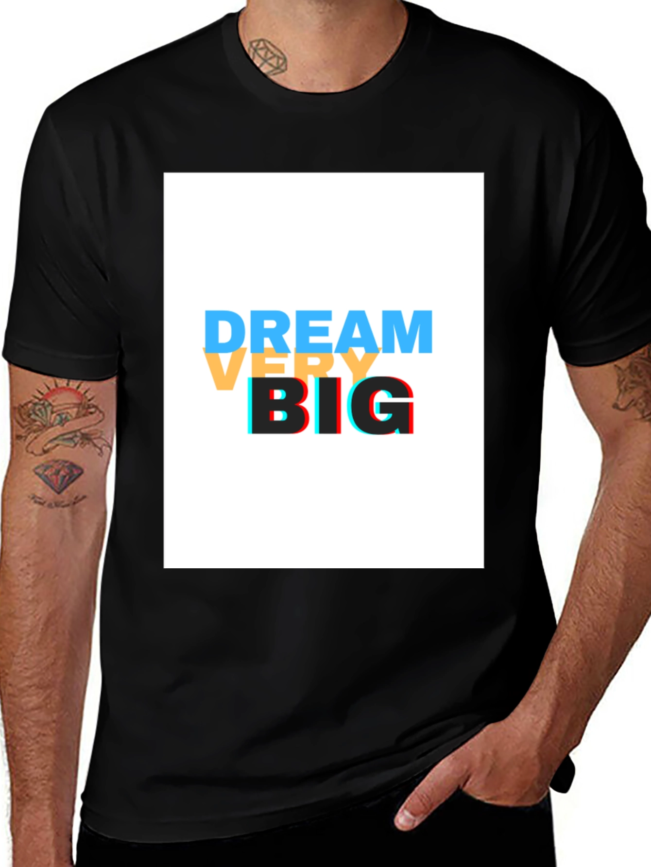 Variant 9 of Dream Very Big Black T-Shirt