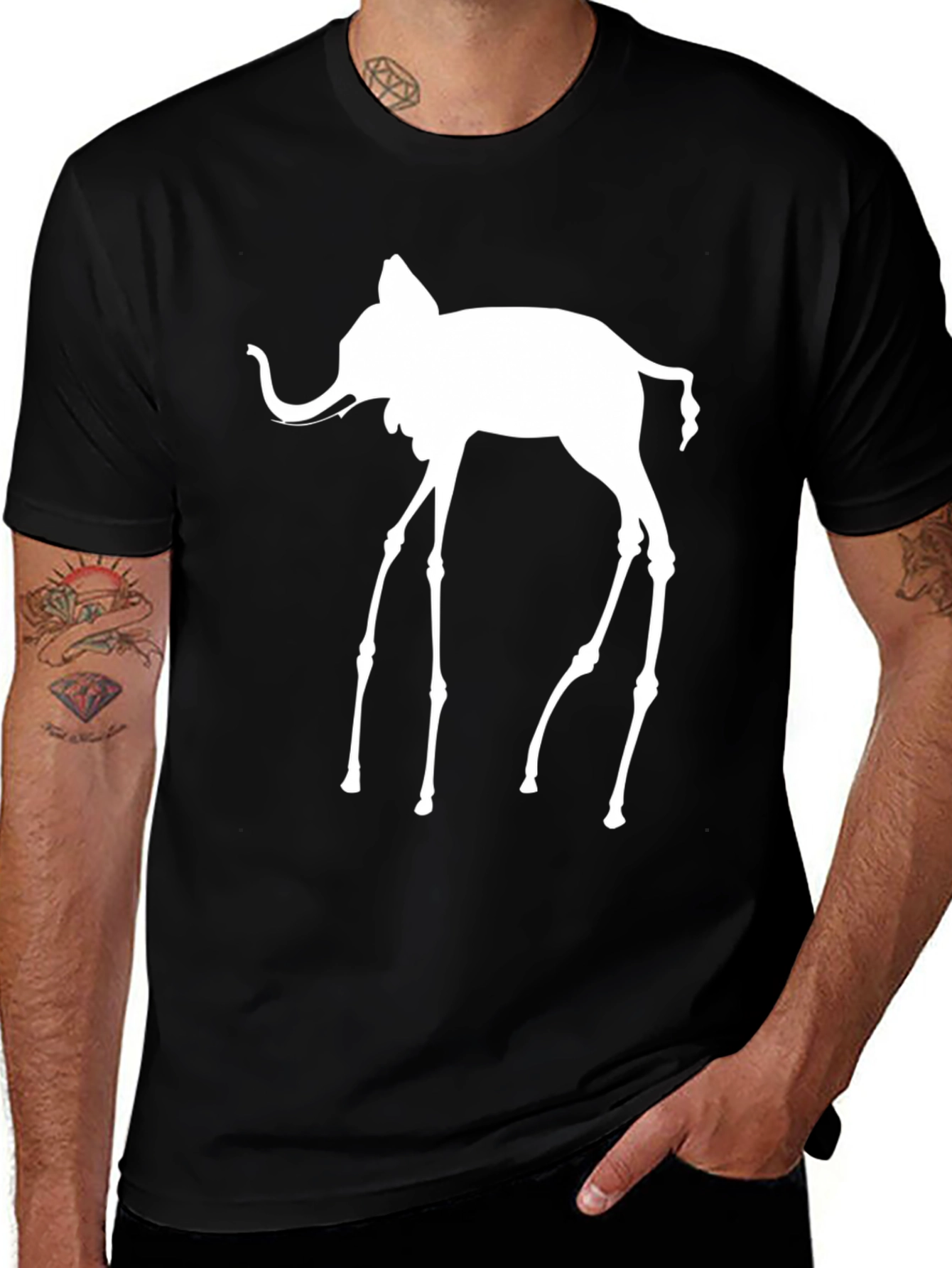 Variant 12 of Surreal Elephant T-Shirt - Modern Graphic Tee