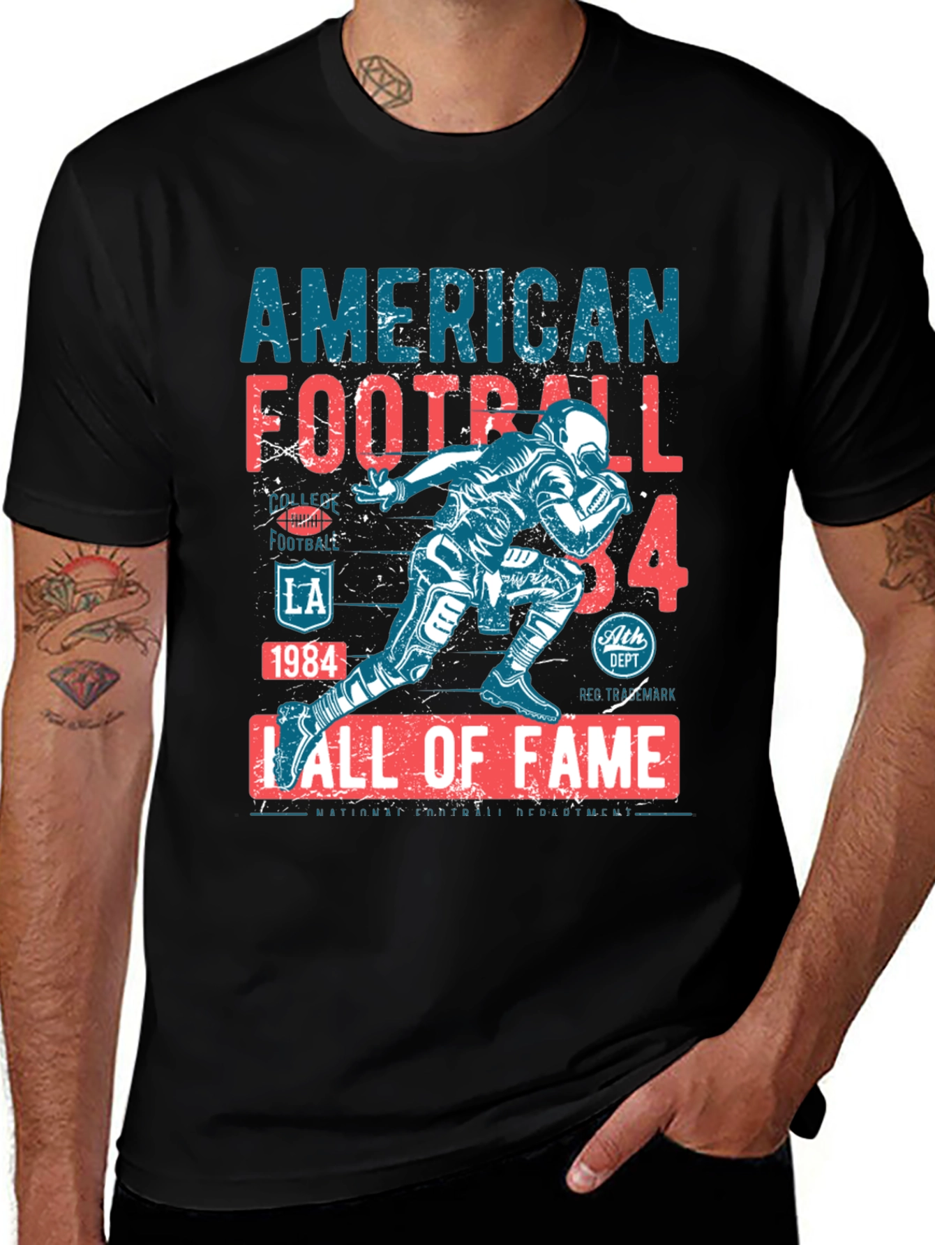 Variant 23 of American Football Hall of Fame Graphic T-Shirt