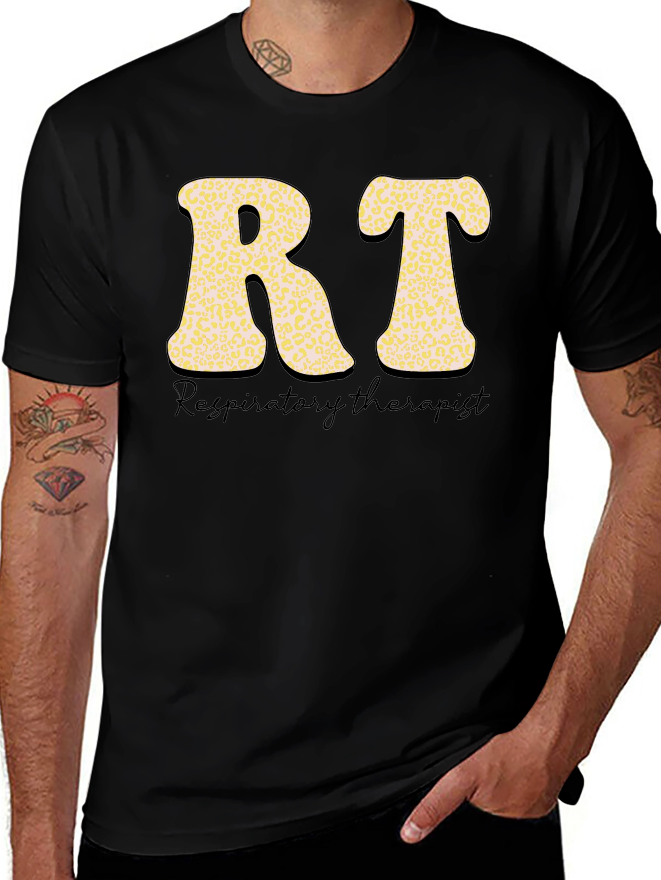 Variant 21 of RT Respiratory Therapist Graphic Tee