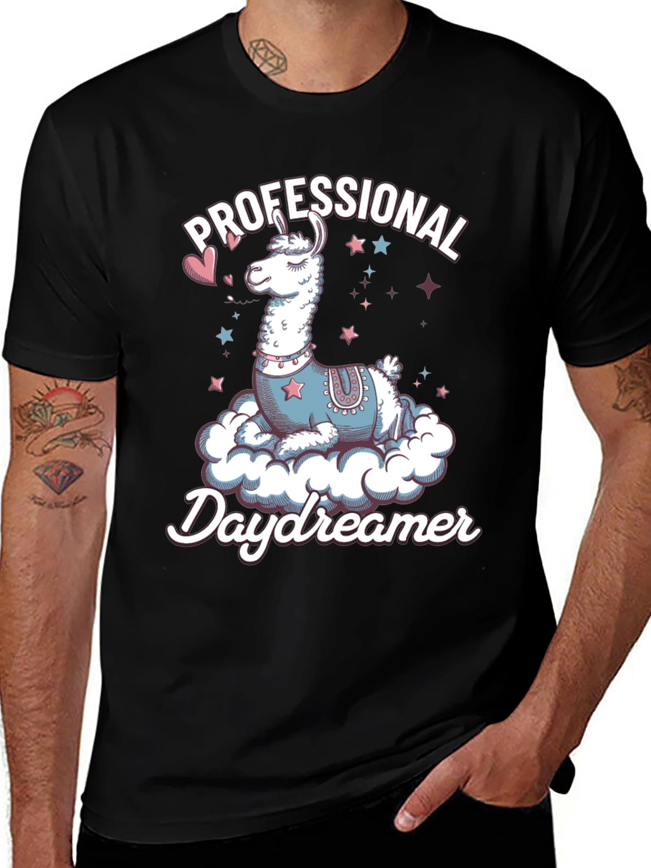 Variant 6 of Professional Daydreamer Llama Graphic Tee