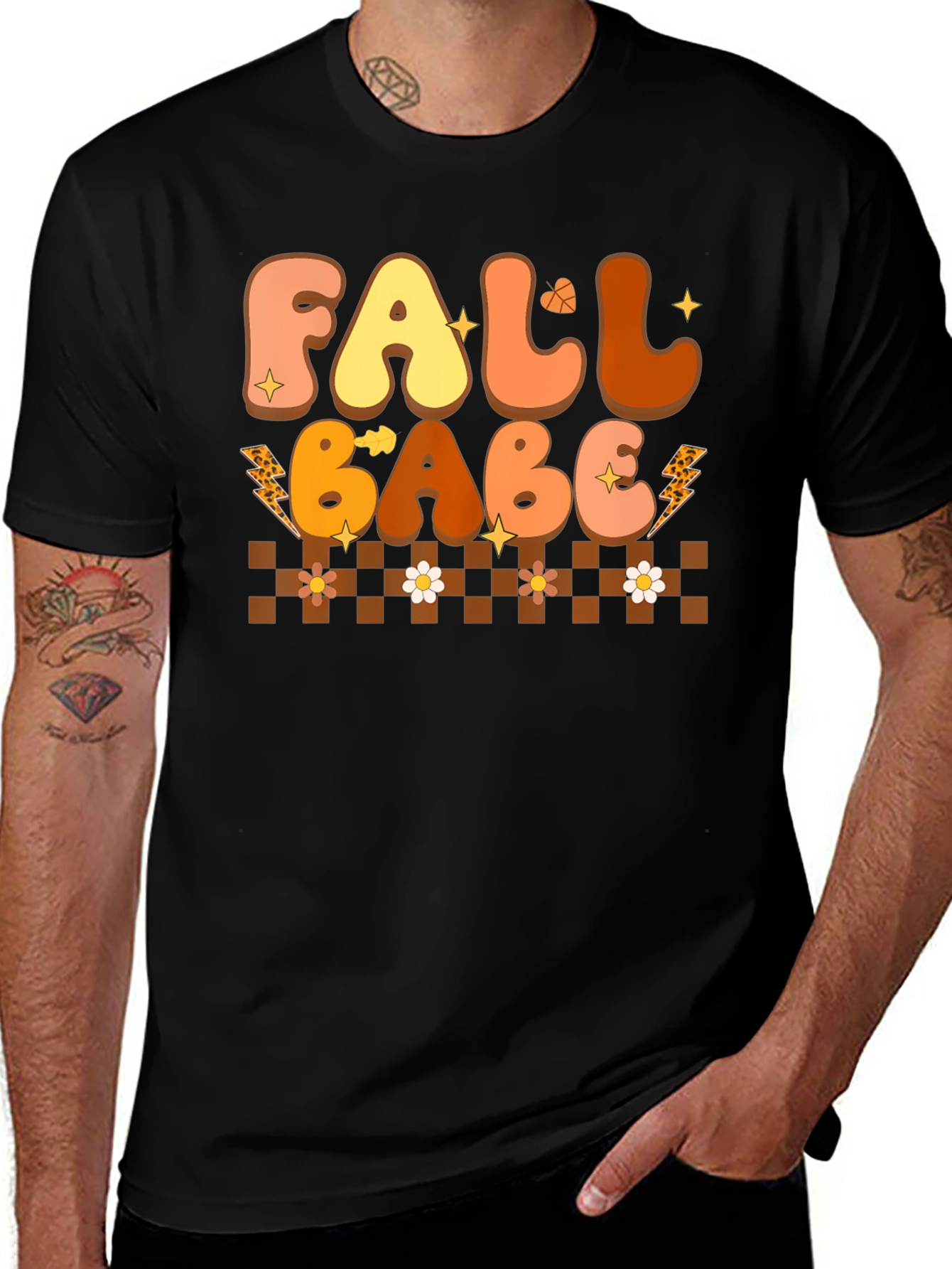 Fall Babe Graphic Tee - Retro Autumn Vibes!