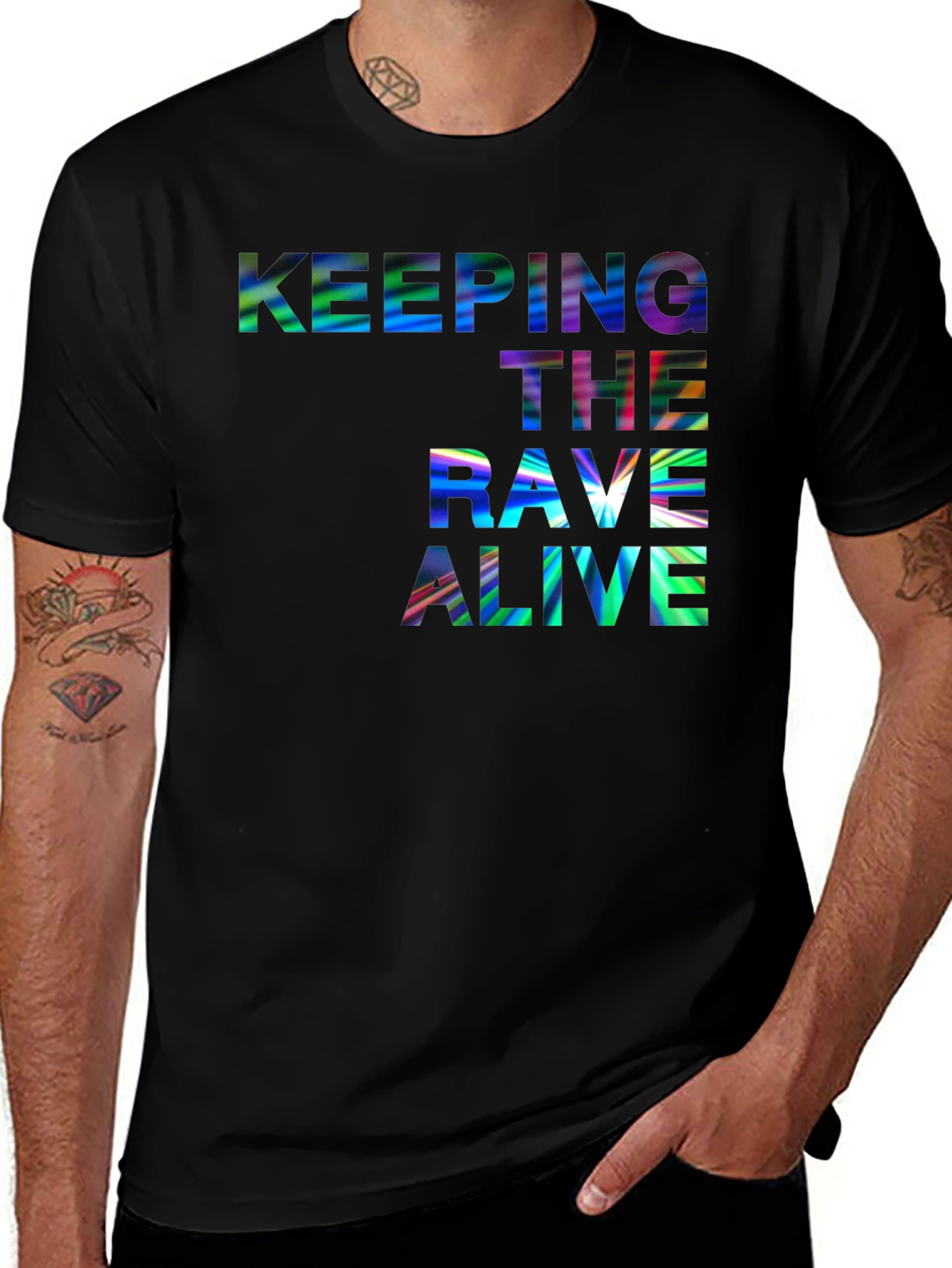 Variant 5 of Keeping The Rave Alive Graphic T-Shirt