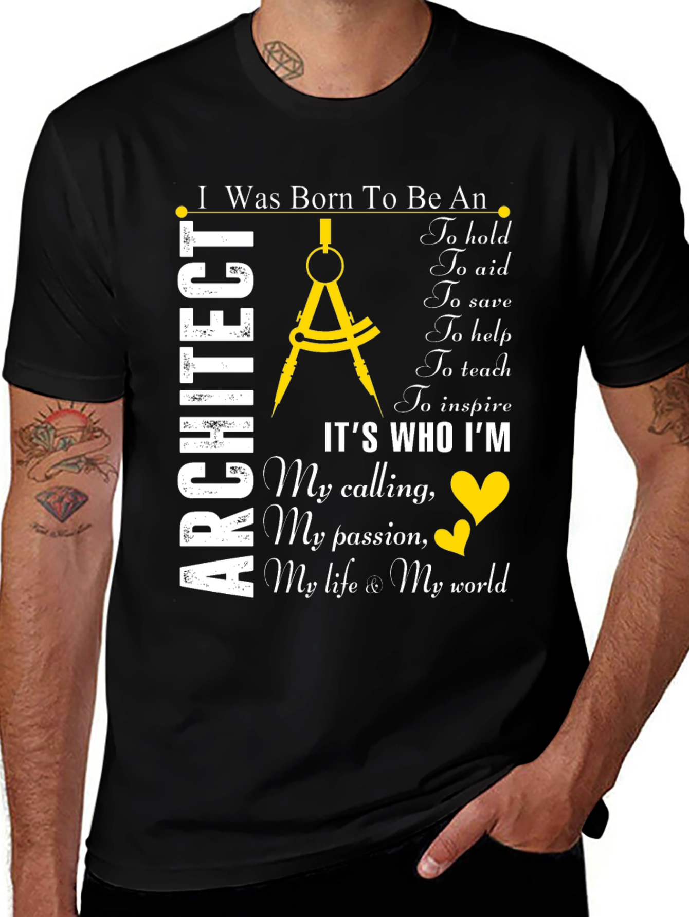 Architect T-Shirt - My Calling, My Passion Design