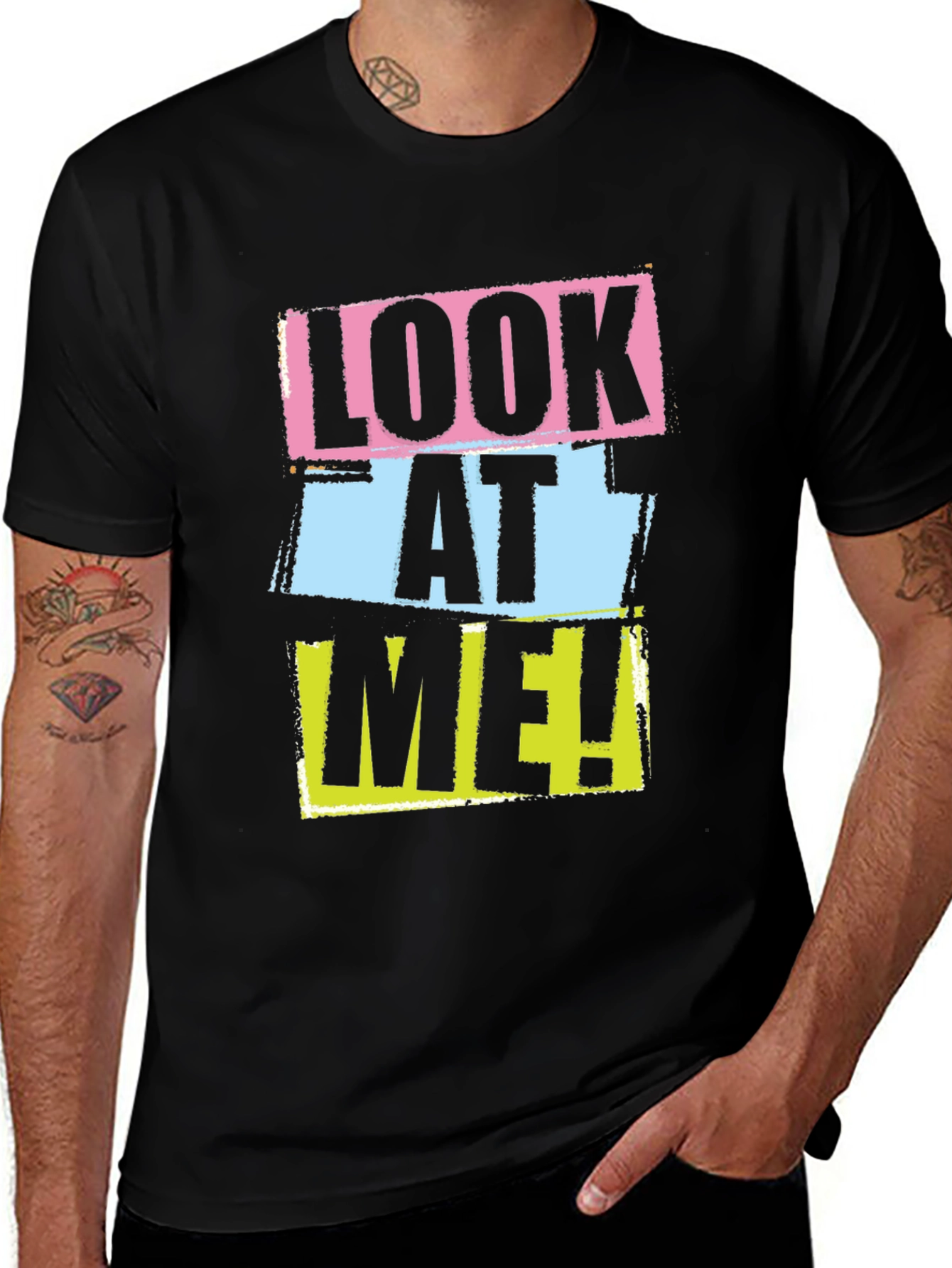 Variant 4 of Look At Me! Graphic Tee - Bold Statement T-Shirt