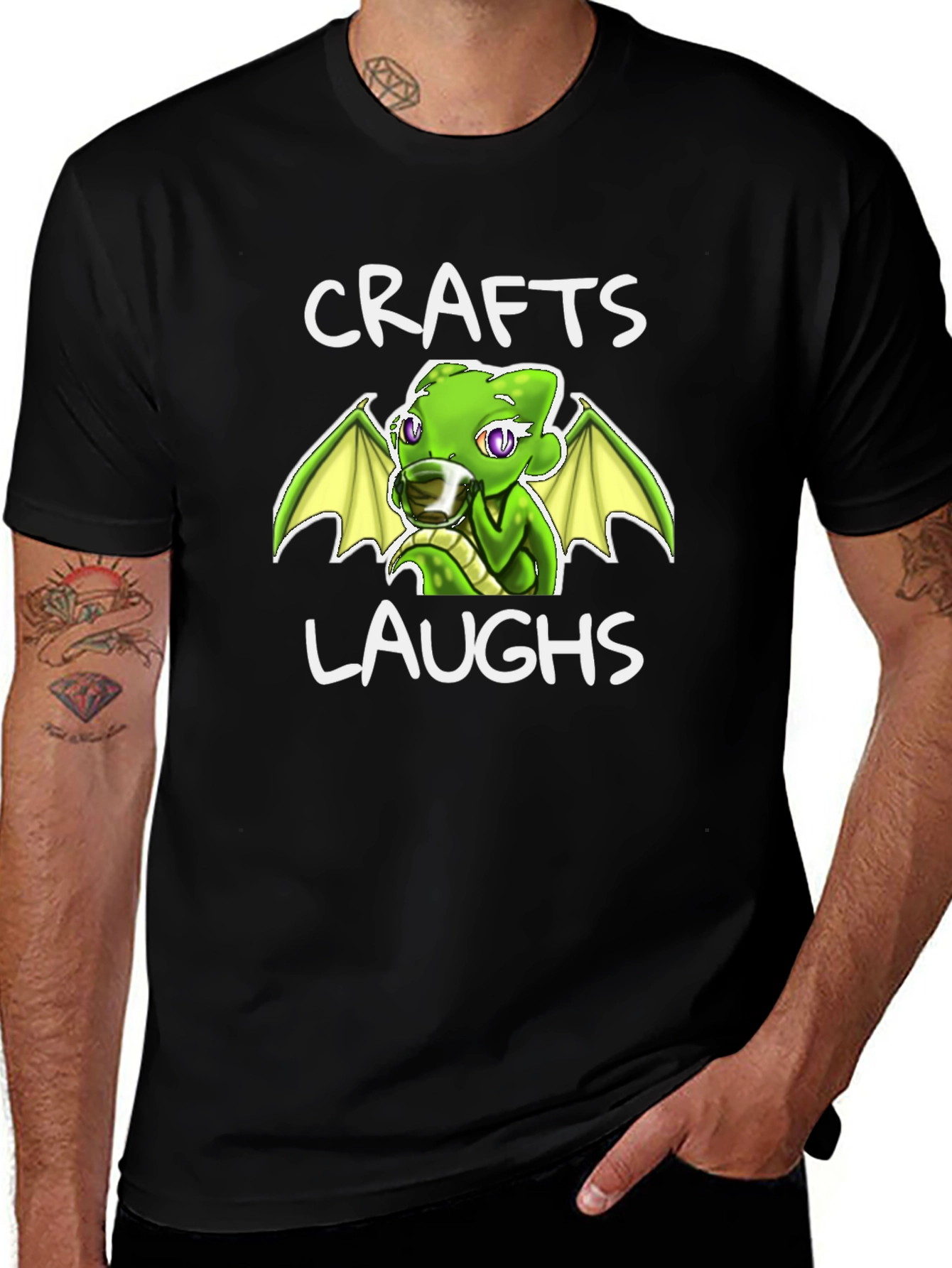 Variant 21 of Crafts Laughs Dragon T-Shirt
