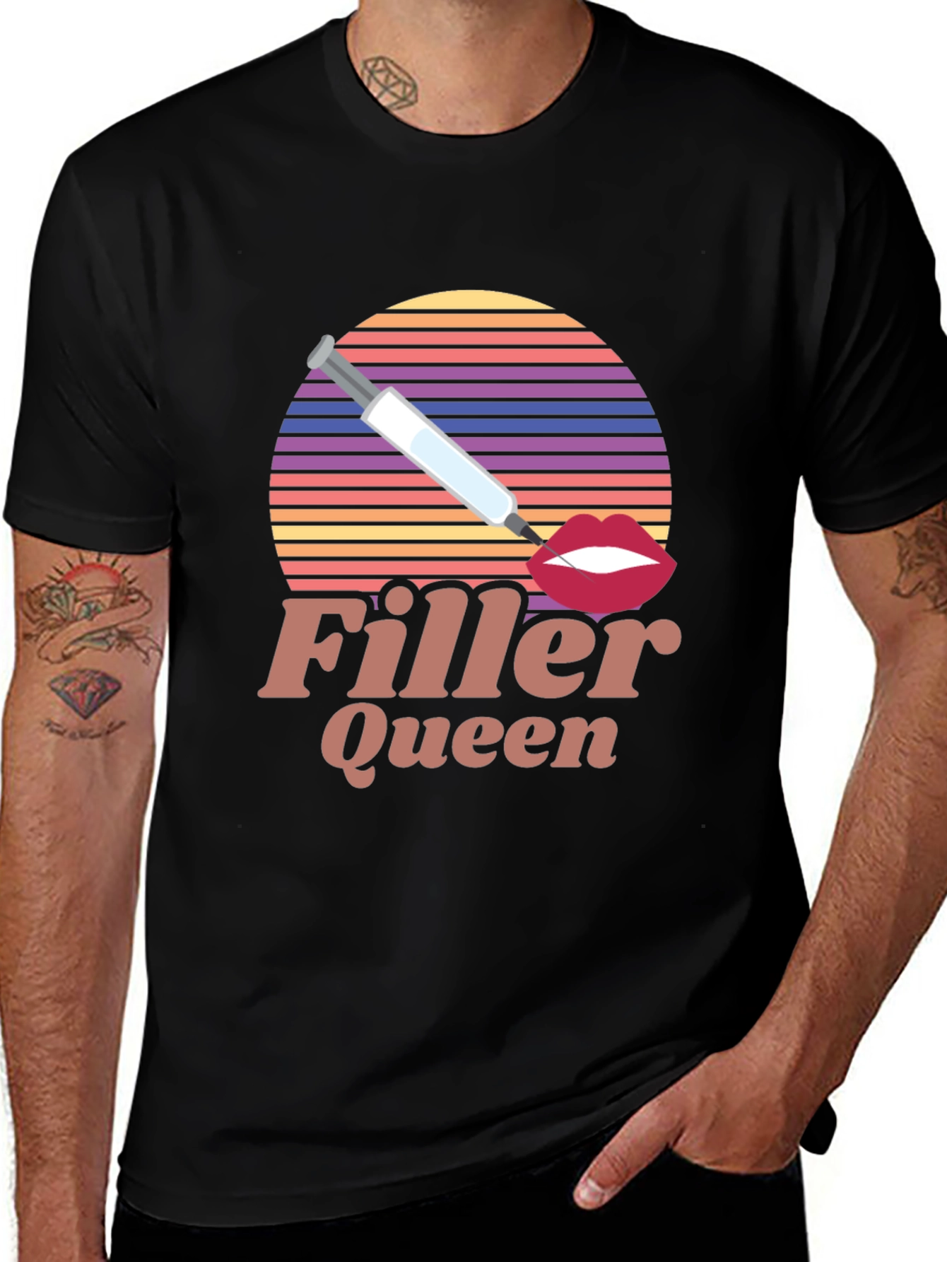 Variant 3 of Filler Queen Graphic T-Shirt - Aesthetic Injector Tee