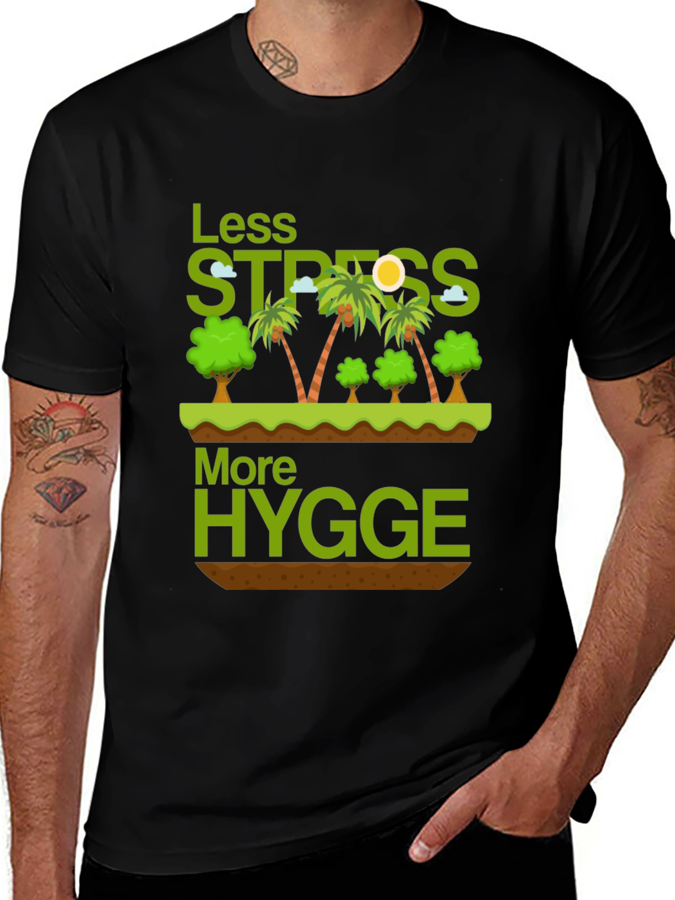 Variant 9 of Less Stress More Hygge Graphic T-Shirt