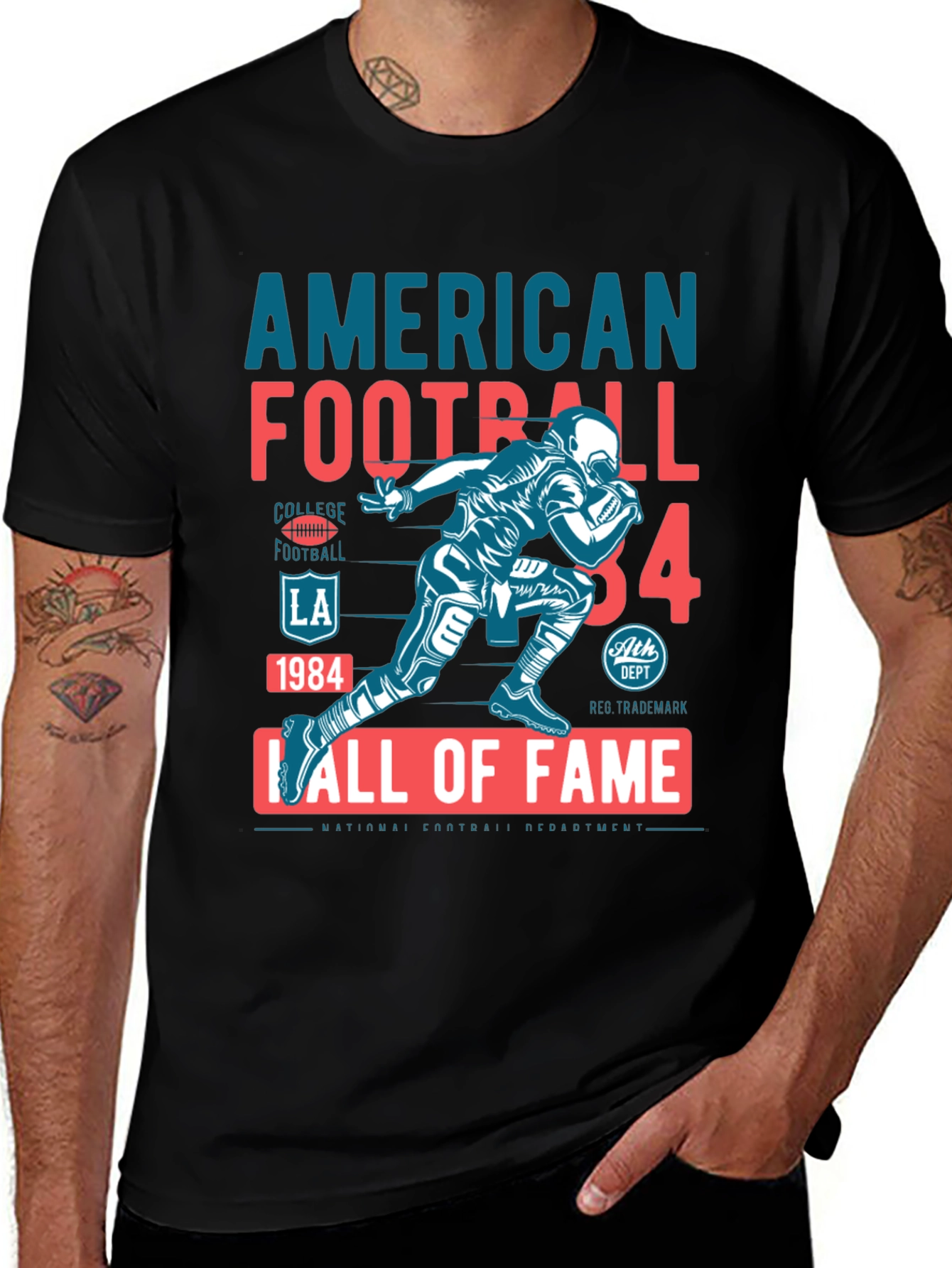 Variant 24 of American Football Hall of Fame Graphic T-Shirt