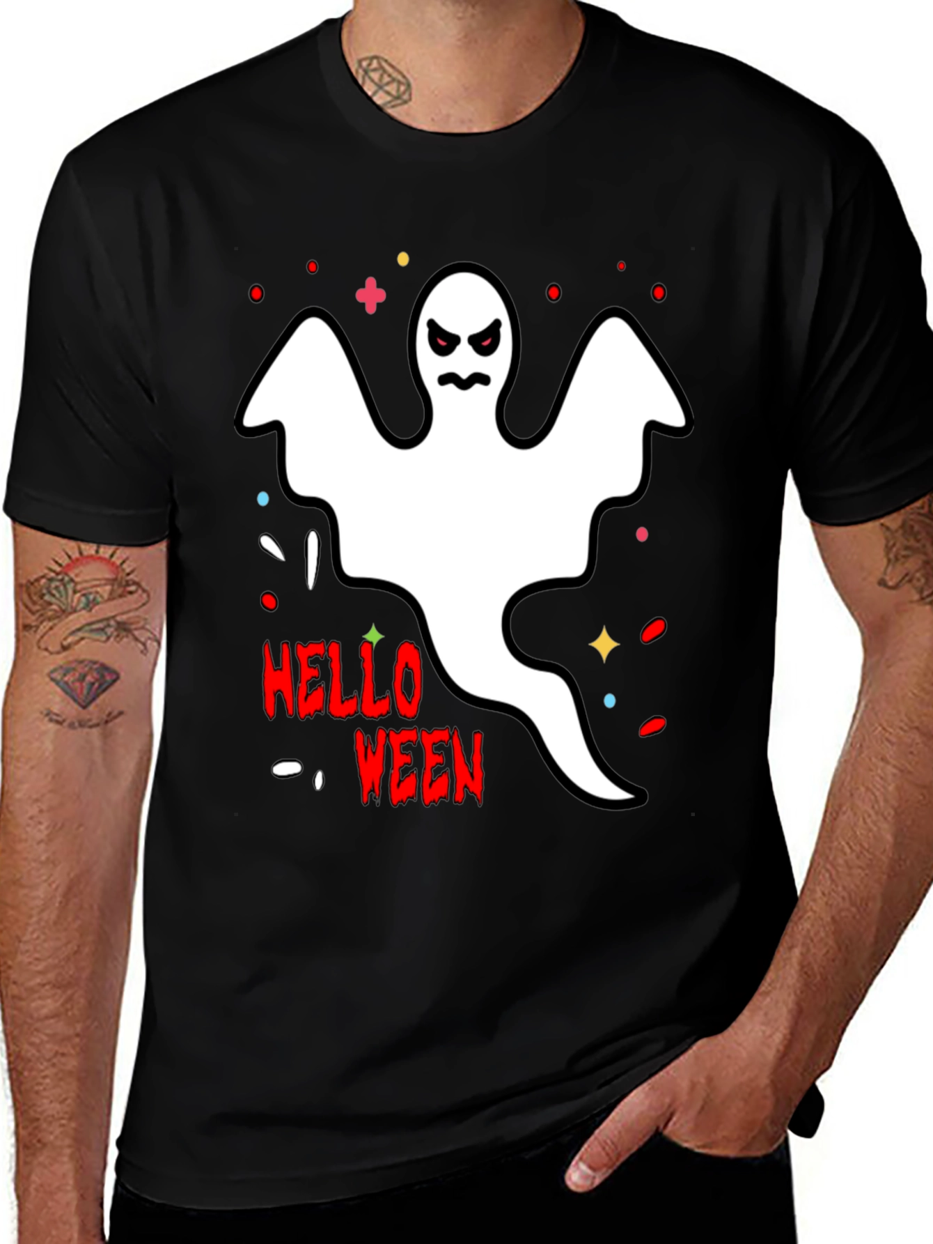 Halloween Ghost T-Shirt - Spooky Season Tee