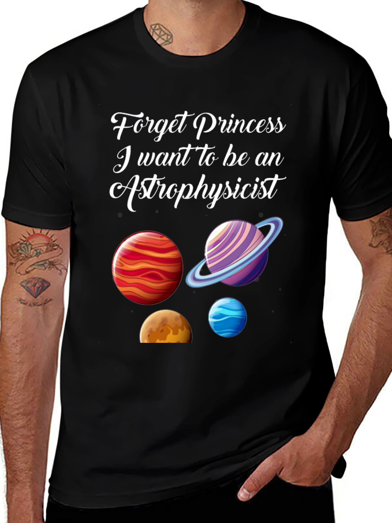 Variant 6 of Astrophysicist T-Shirt - Planets, Space, Science Tee