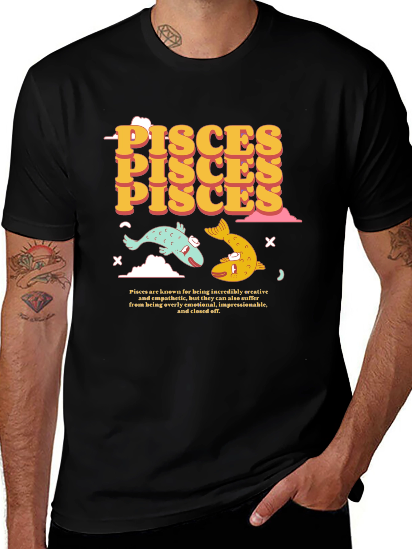 Pisces Zodiac T-Shirt: Creative & Empathetic