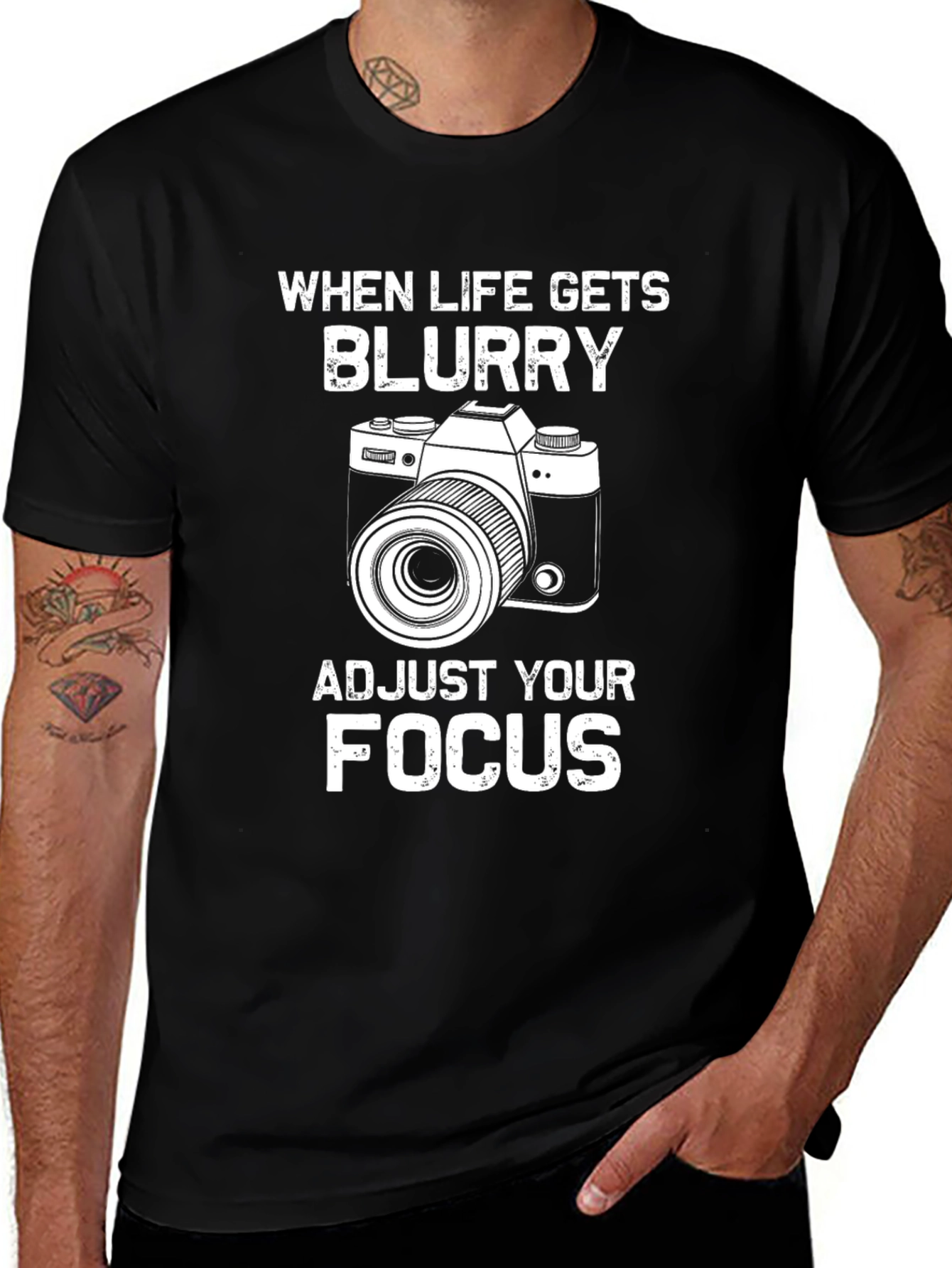 Variant 19 of Photography T-Shirt: Adjust Your Focus